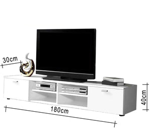 TV unit with two open shelves in the middle - Vitrine Furniture - TV Table & Cabinet