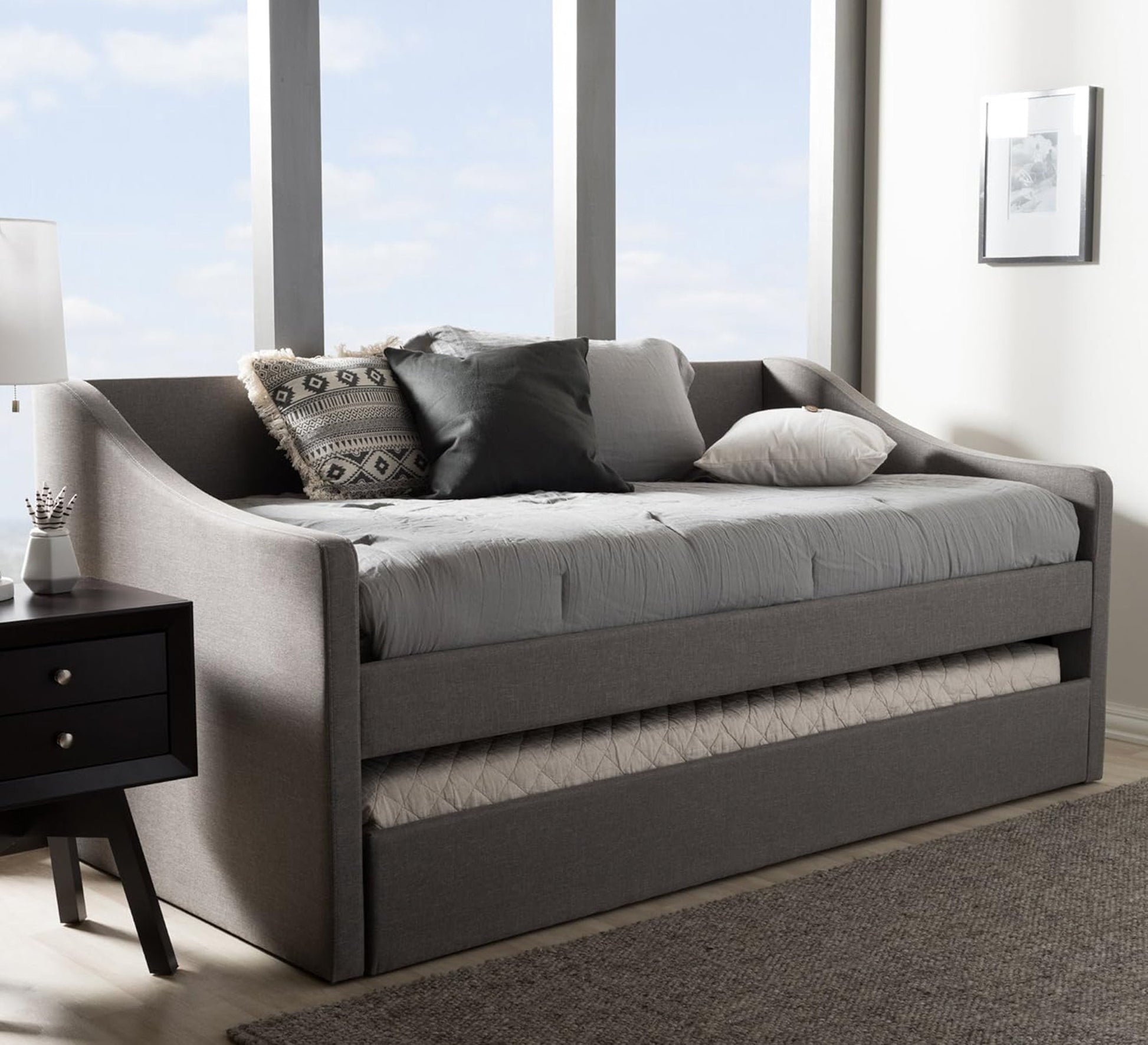 Two - bed sofa bed, elegant and practical design - Vitrine Furniture - Furniture
