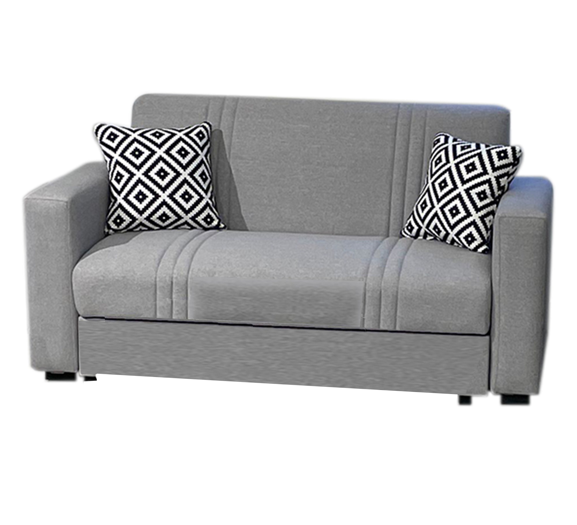 Two - Chair Sofa: Stylish & Comfortable in Gray - Vitrine Furniture - Furniture
