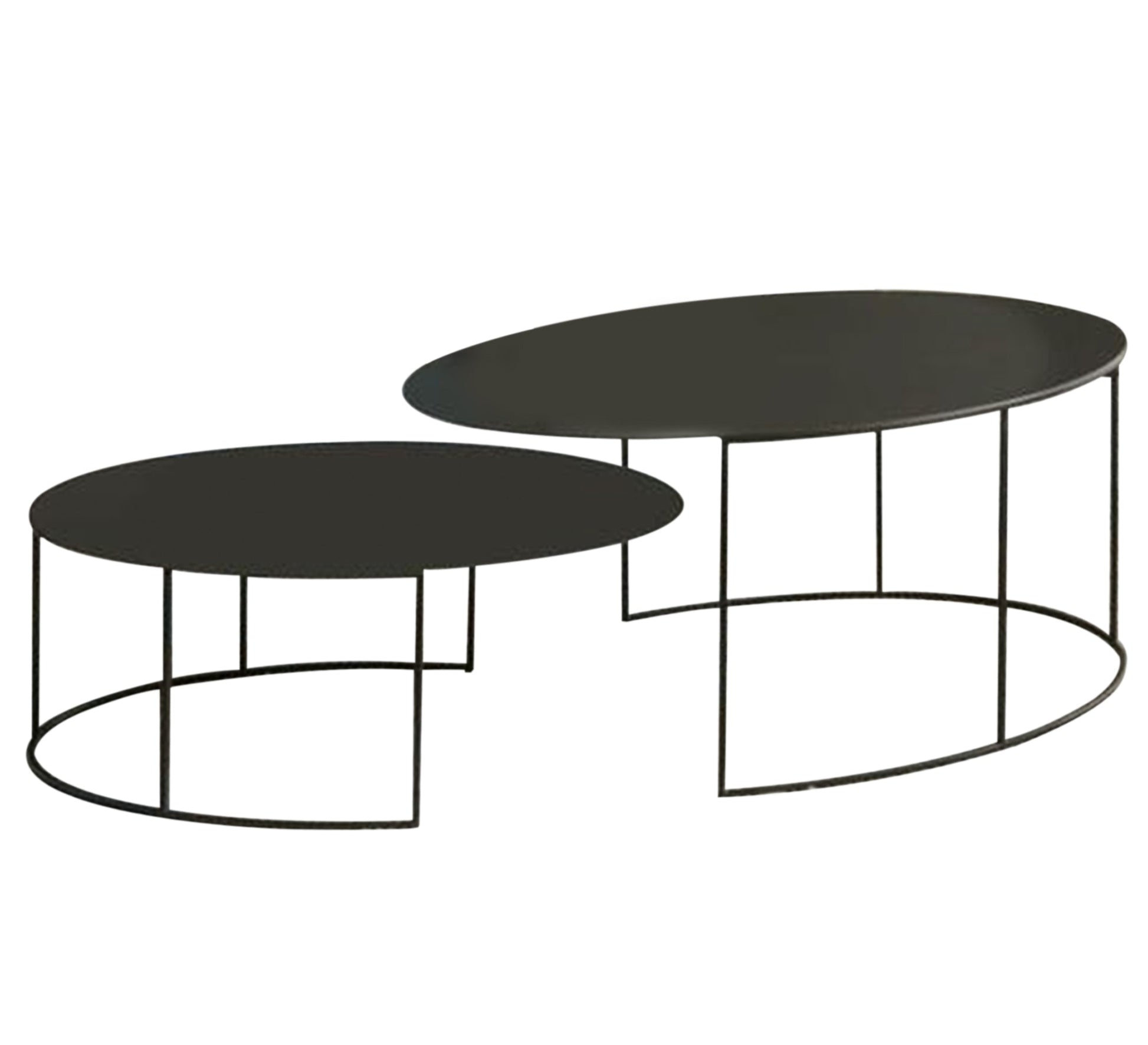 Two circular tables with tiered and overlapping legs - Vitrine Furniture - Furniture