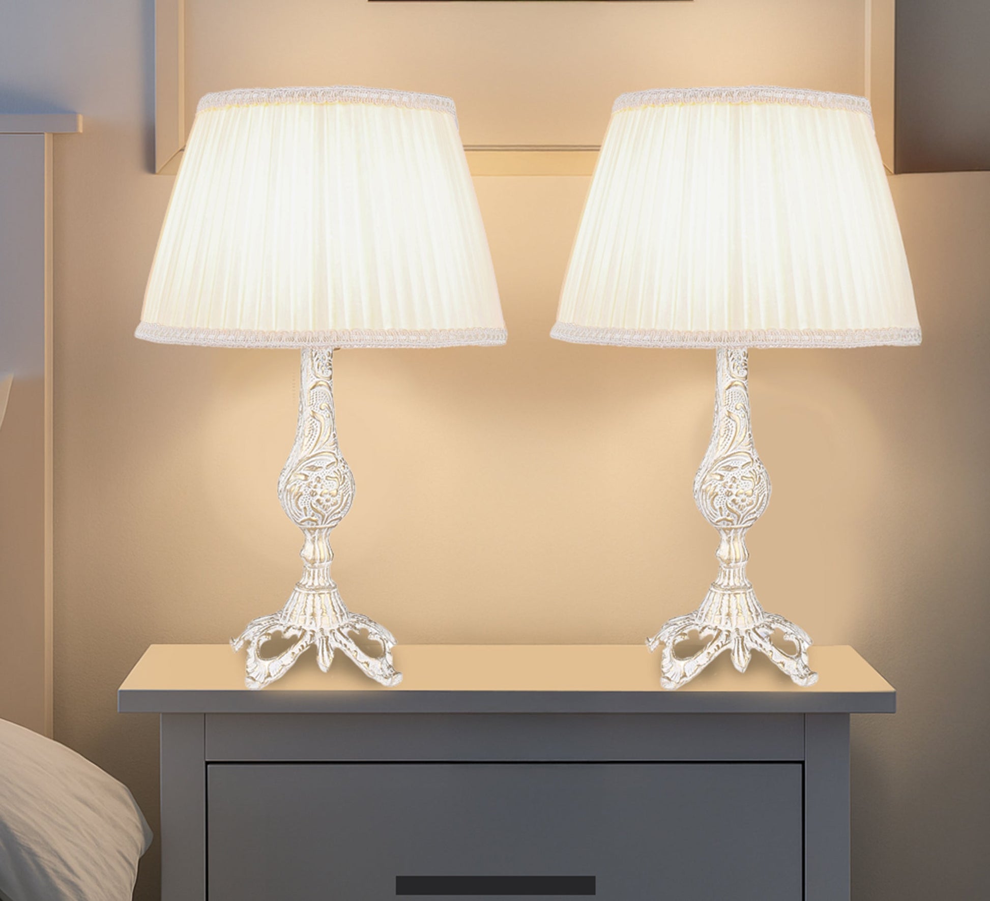 Two classic lanterns to add warmth to the room. - Vitrine Furniture - Lighting