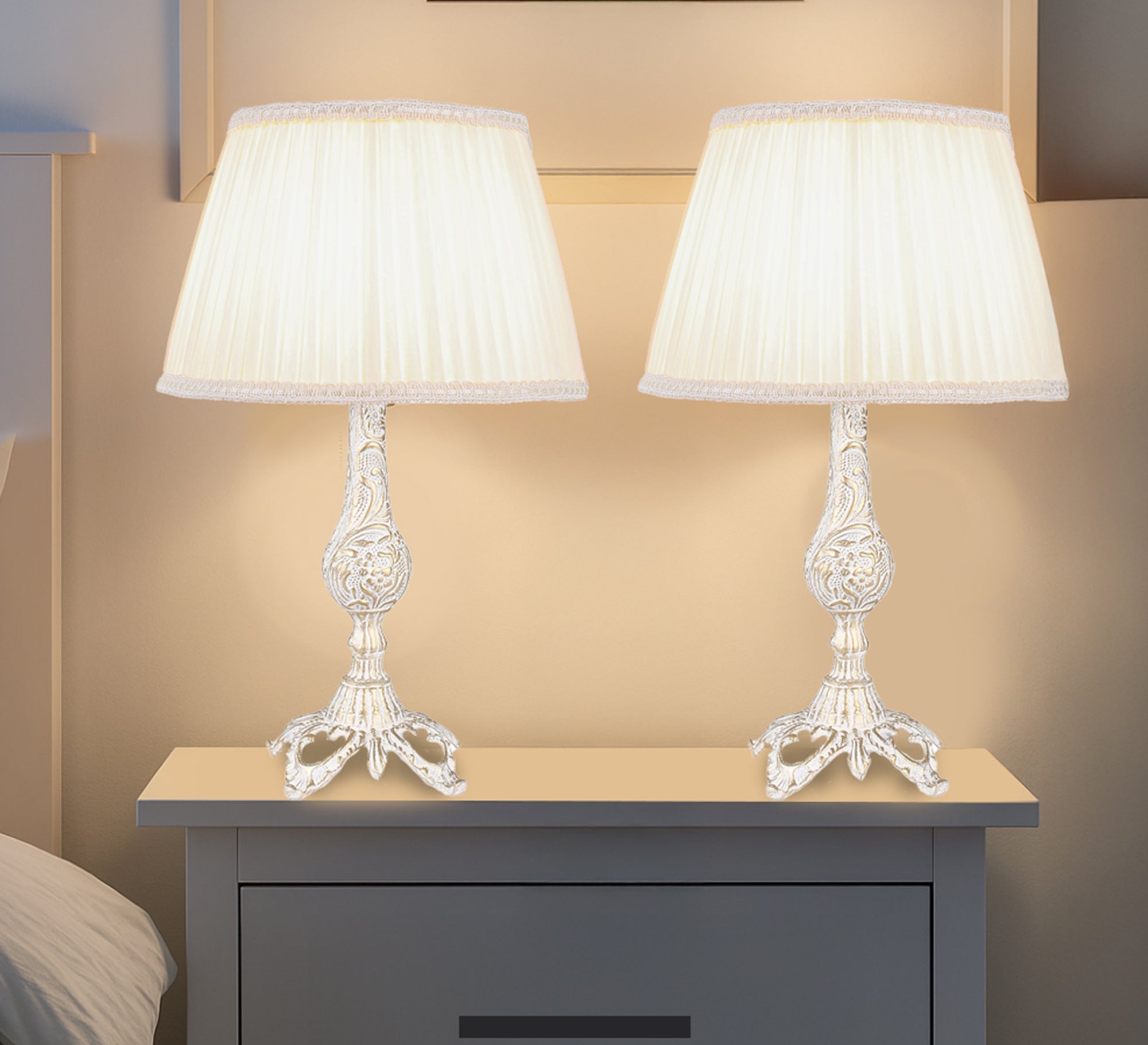 Two classic lanterns to add warmth to the room. - Vitrine Furniture - Lighting