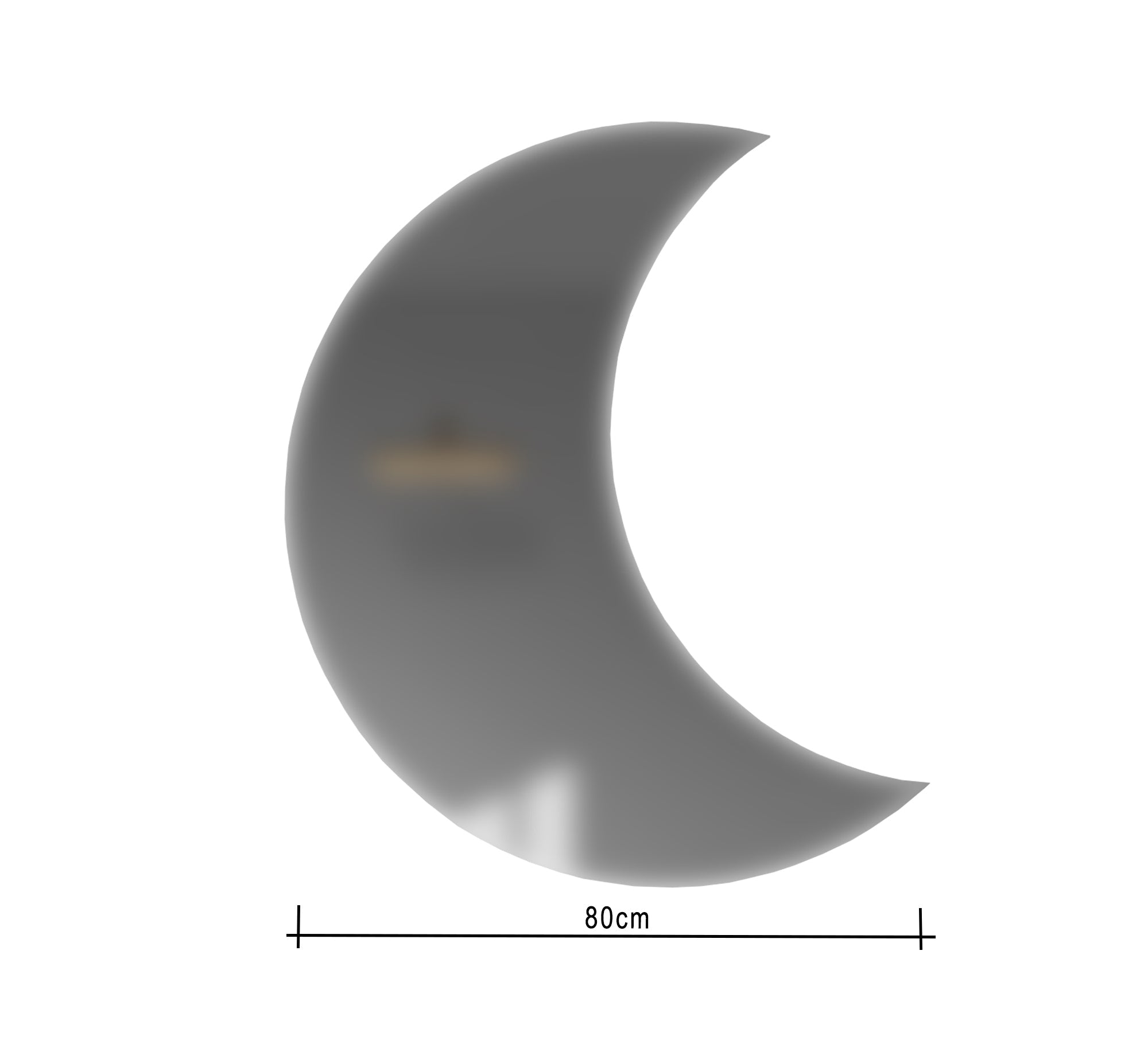 Two crescent - shaped mirrors - Vitrine Furniture - Décor