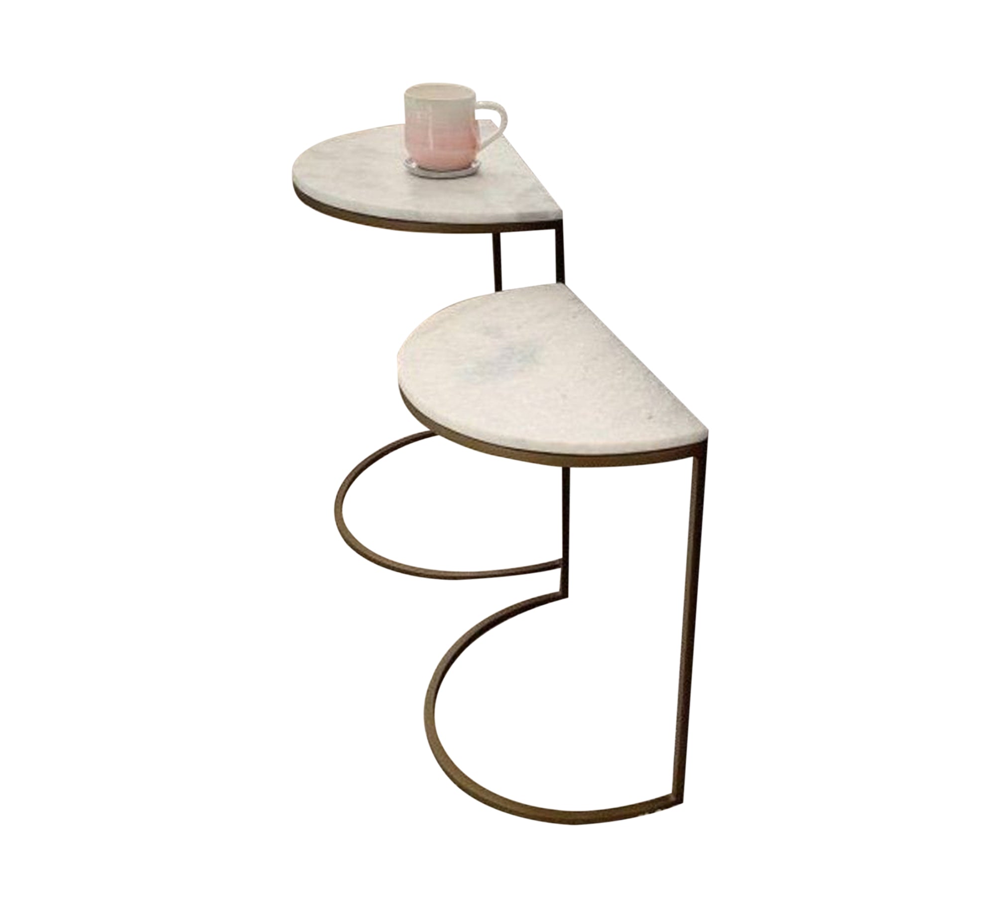 Two elegant side tables - Vitrine Furniture - Furniture