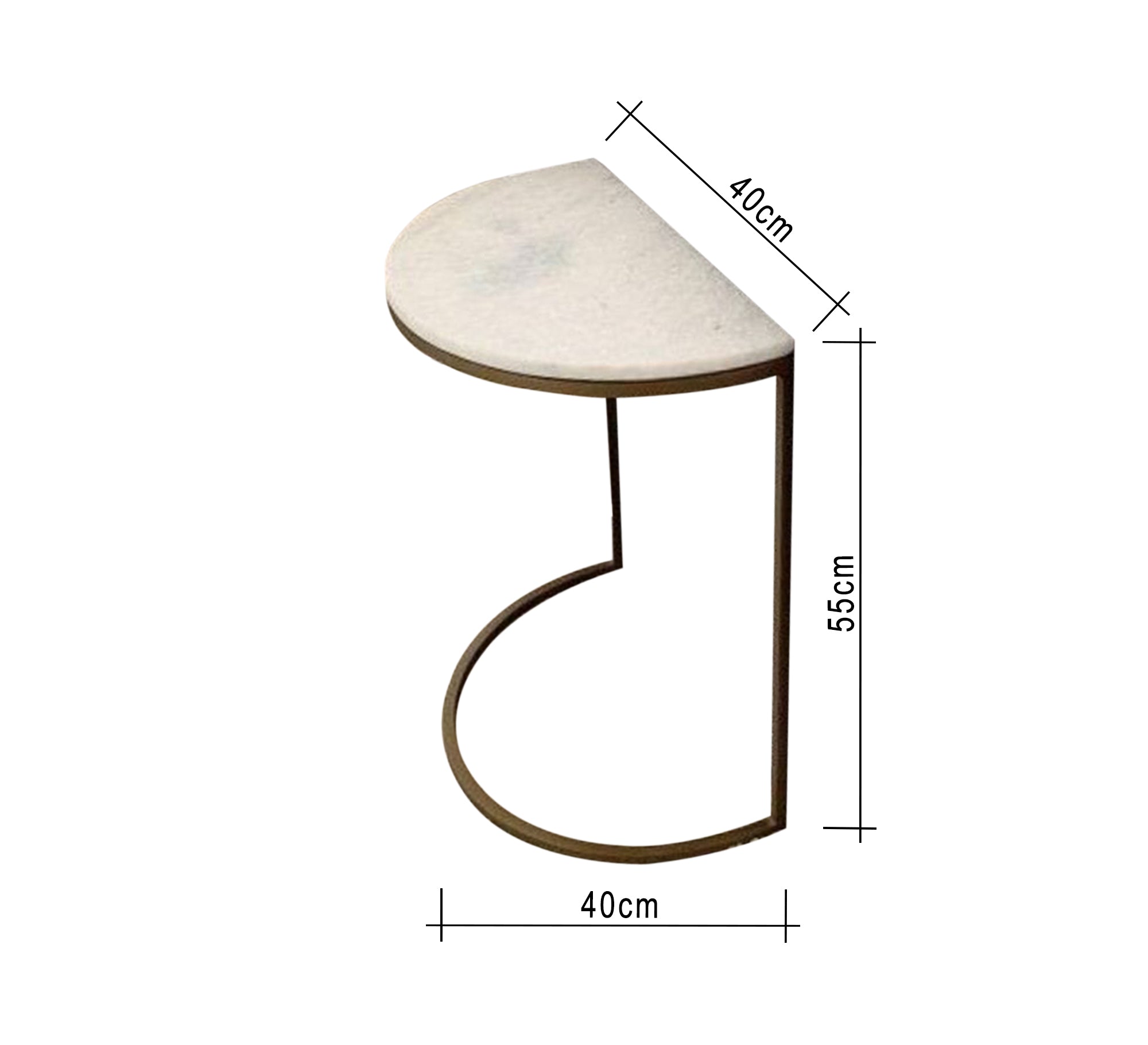 Two elegant side tables - Vitrine Furniture - Furniture