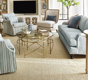 Two golden circular tables of different sizes - Vitrine Furniture - Furniture