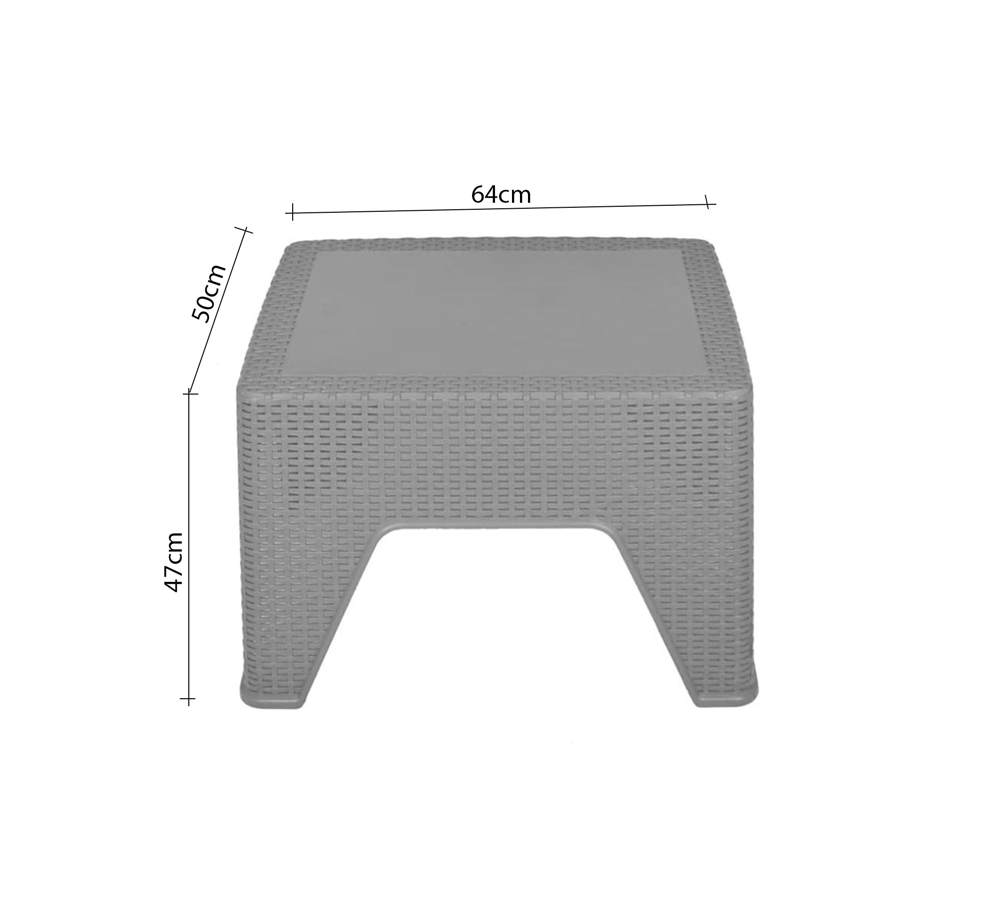 Two long - legged chairs and a terrace table - Vitrine Furniture - Outdoor Products