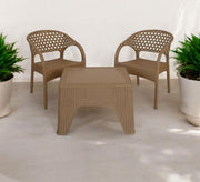 Two long - legged chairs with round backrests - Vitrine Furniture - Outdoor Products