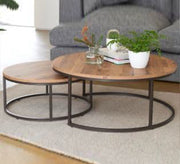 Two nested circular tables - Vitrine Furniture - Furniture