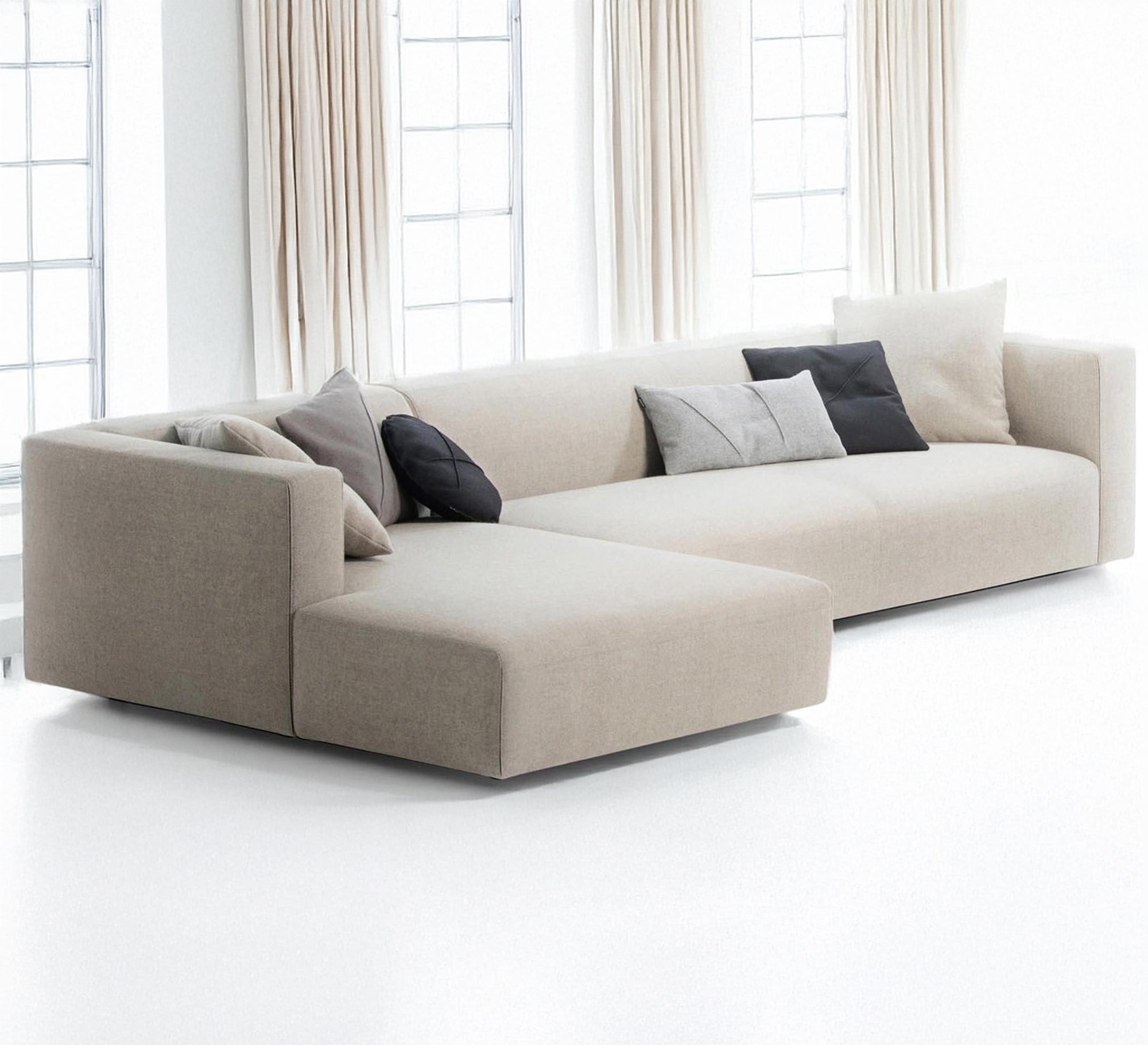 Two - piece corner sofa and chaise longue - Vitrine Furniture - Furniture