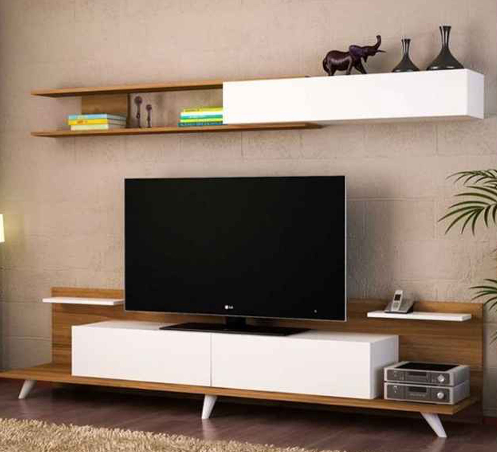 Two - piece TV unit - Vitrine Furniture - Furniture