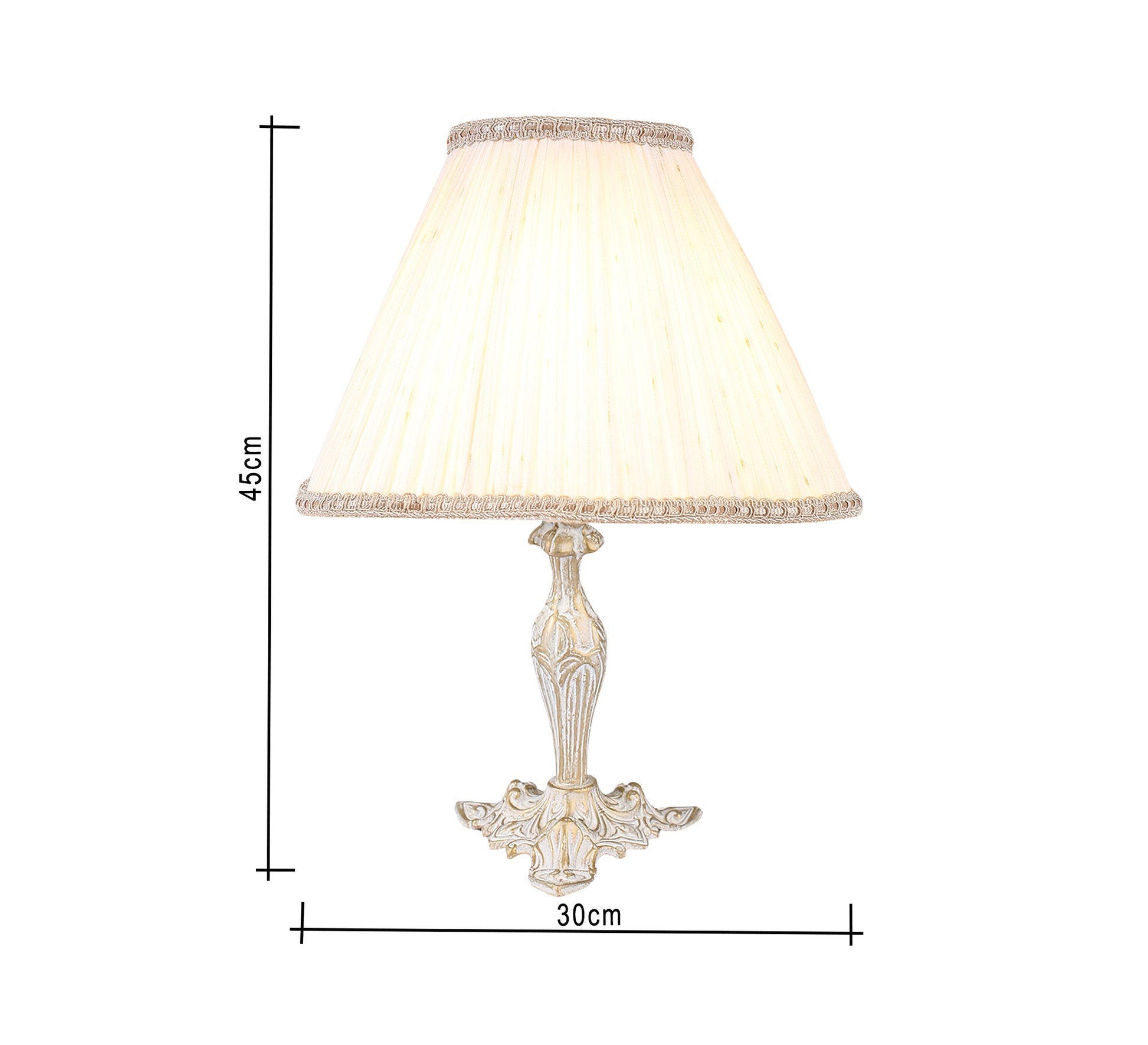 Two pieces of table lamp add a touch of elegance to bedrooms. - Vitrine Furniture - Lighting