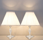 Two pieces of table lamp add a touch of elegance to bedrooms. - Vitrine Furniture - Lighting