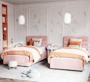Two pink beds for a girls' bedroom - Vitrine Furniture - Furniture