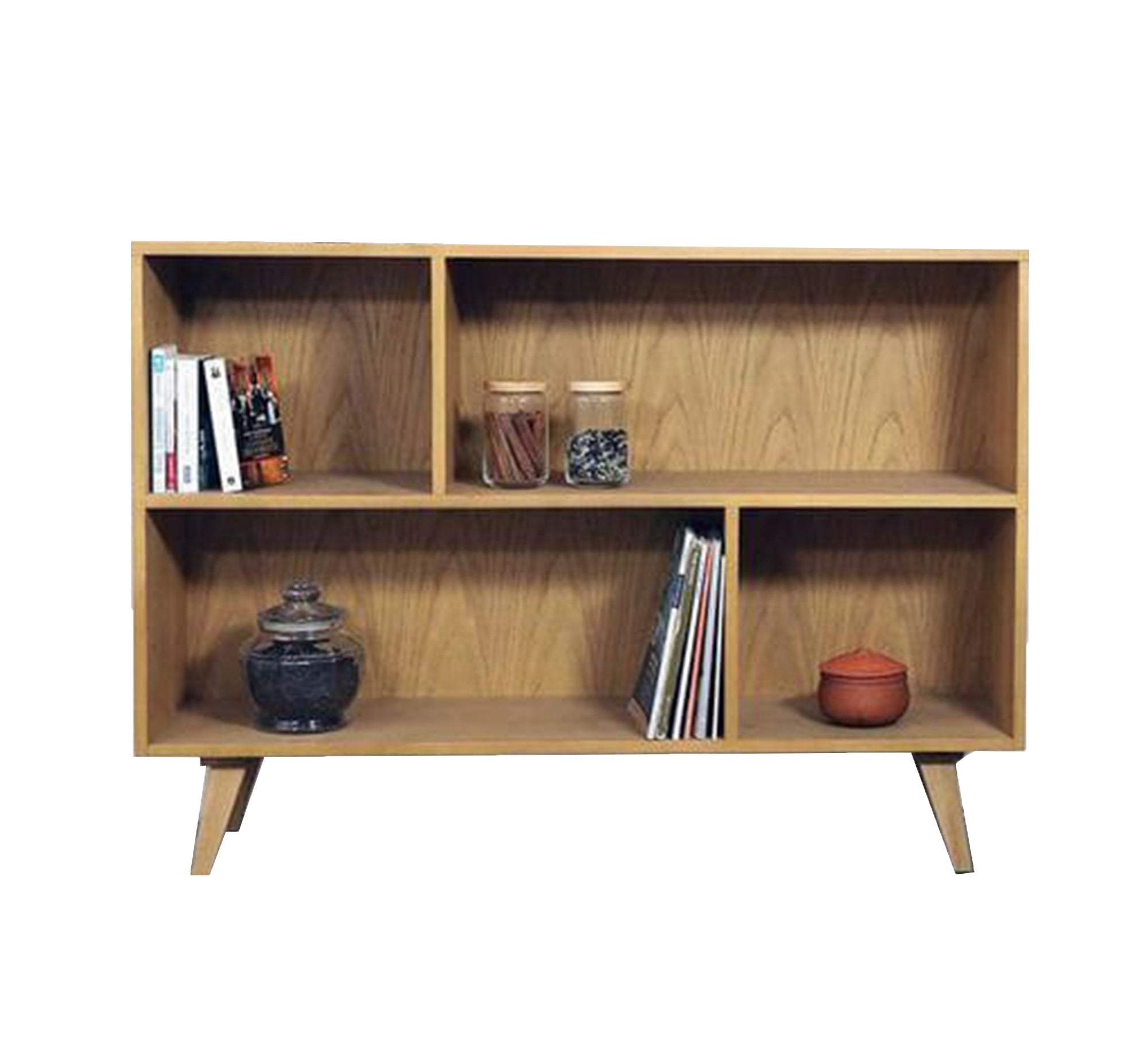 Two - shelf bookcase with top - Vitrine Furniture - Furniture