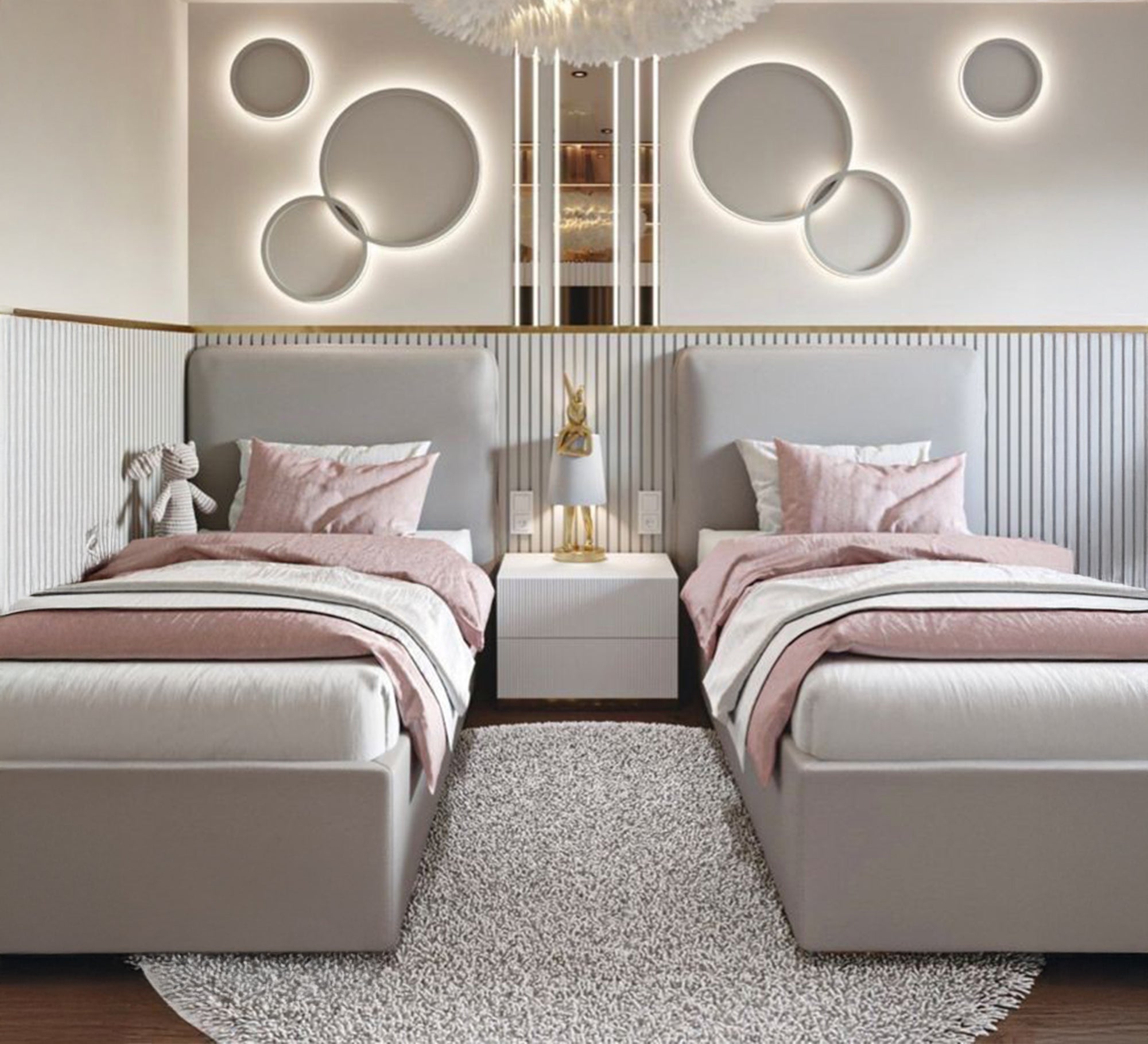 Two simple single beds - Vitrine Furniture - Furniture