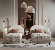 Two single beds in beige - Vitrine Furniture - Furniture