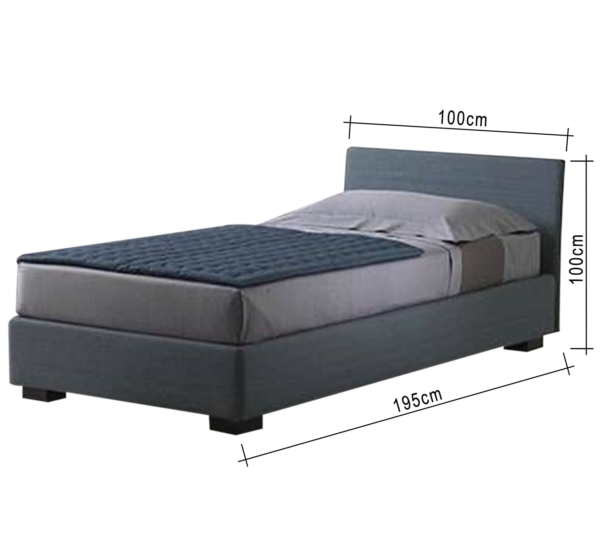 Two single beds with a simple and modern design - Vitrine Furniture - Furniture