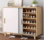 Two sliding leaves shoe rack - Vitrine Furniture - Shoe Racks