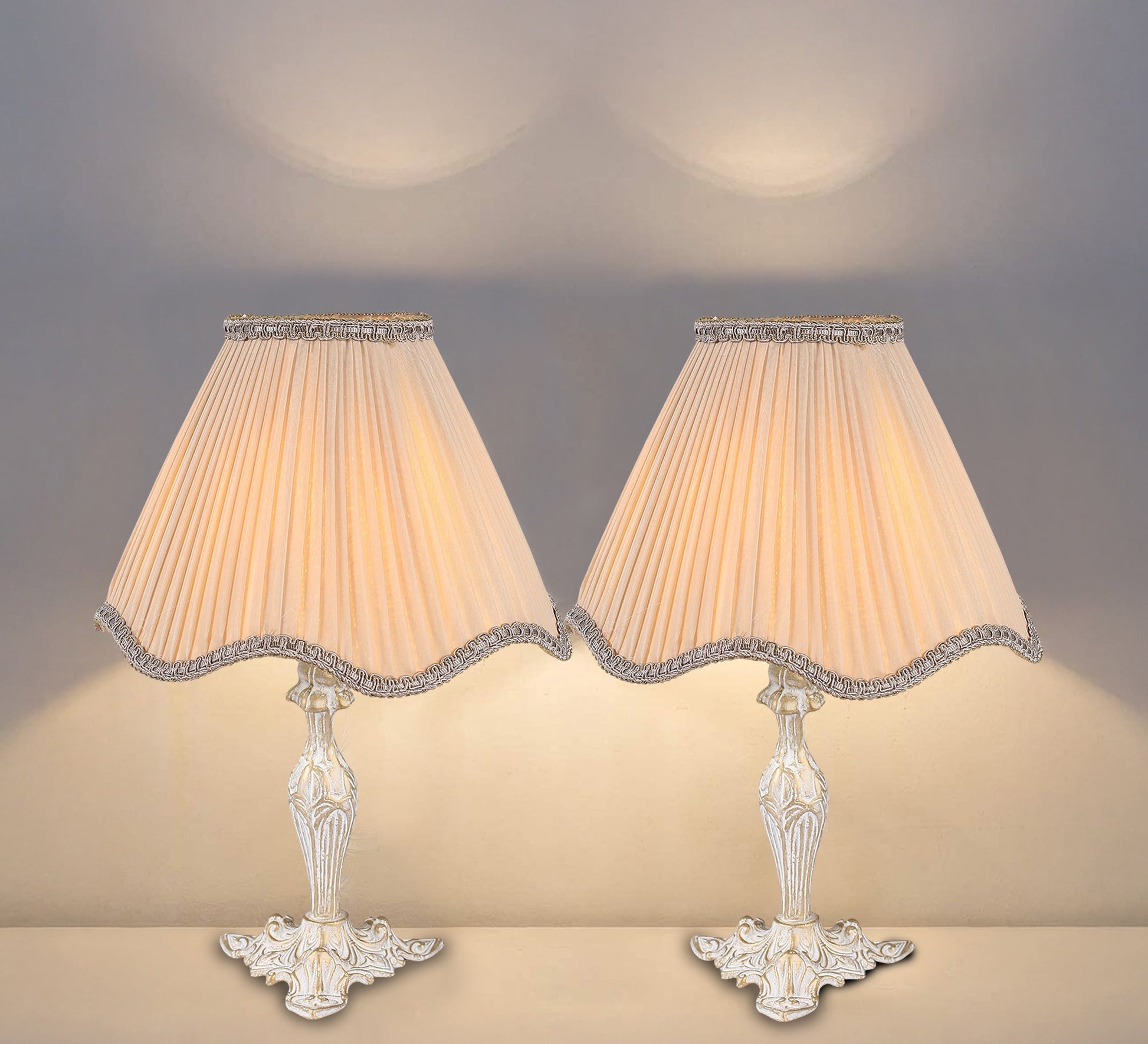 Two table lamps add a touch of elegance. - Vitrine Furniture - Lighting