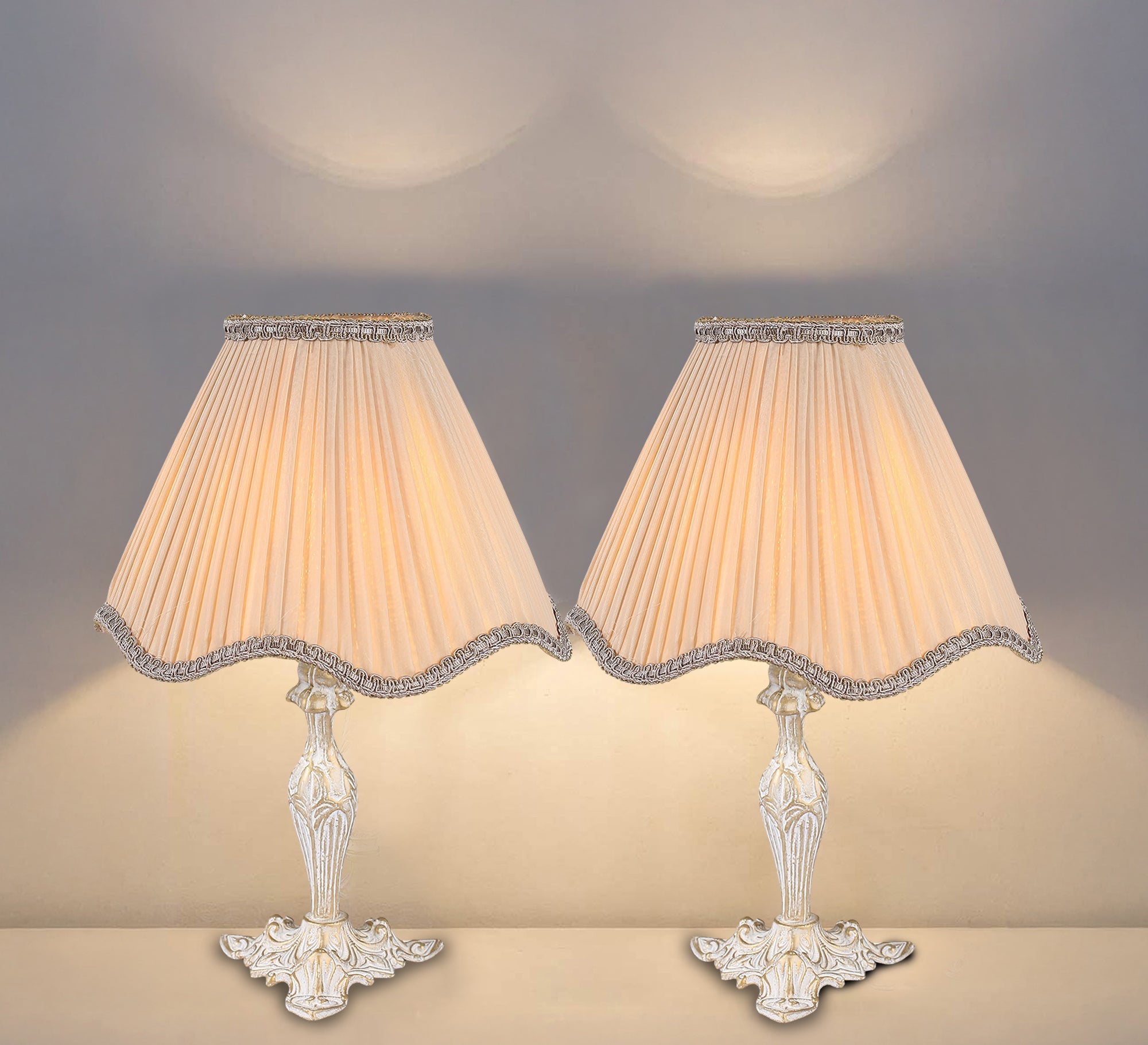 Two table lamps add a touch of elegance. - Vitrine Furniture - Lighting