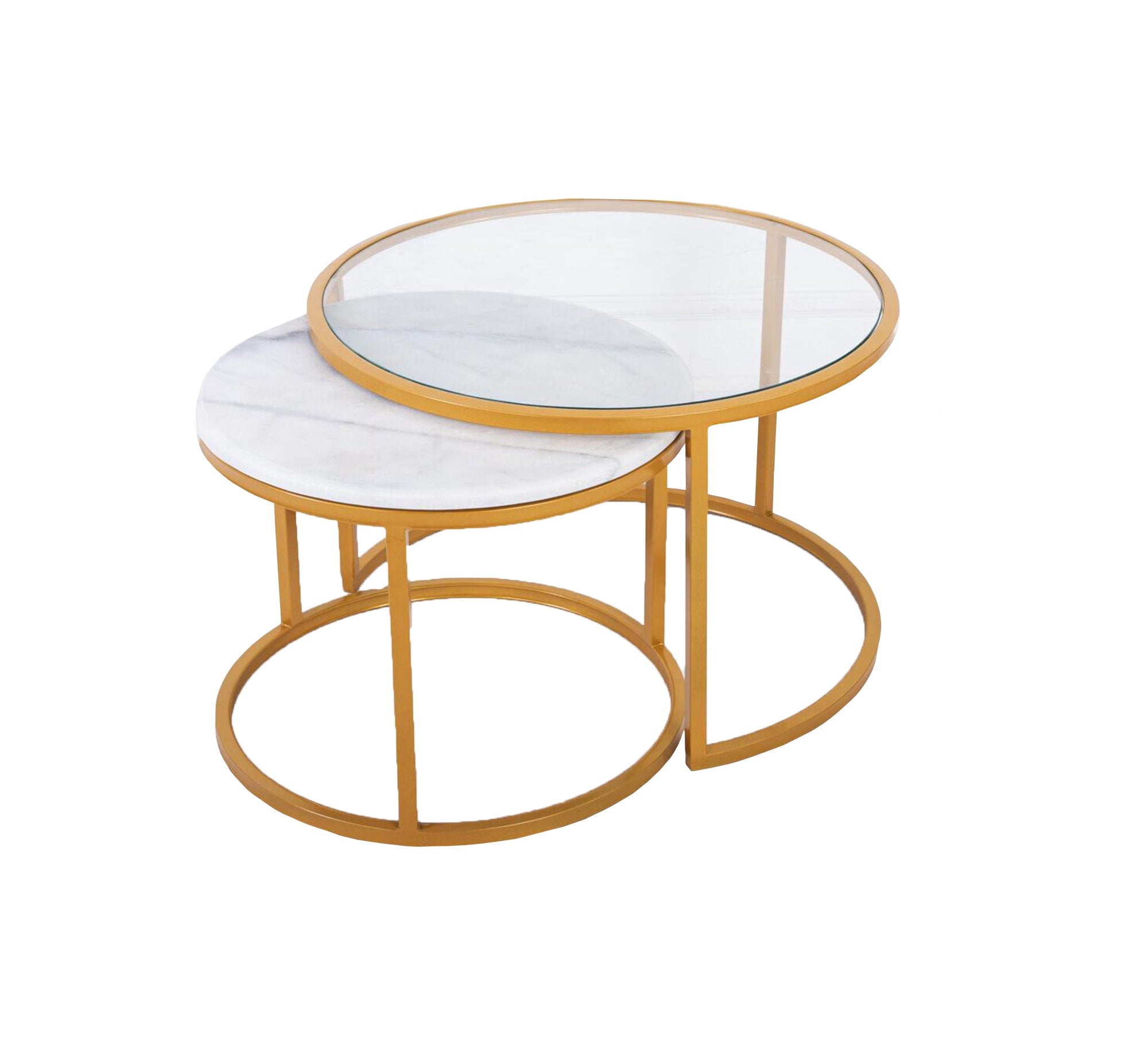 Two tables with interchangeable top materials - Vitrine Furniture - Furniture