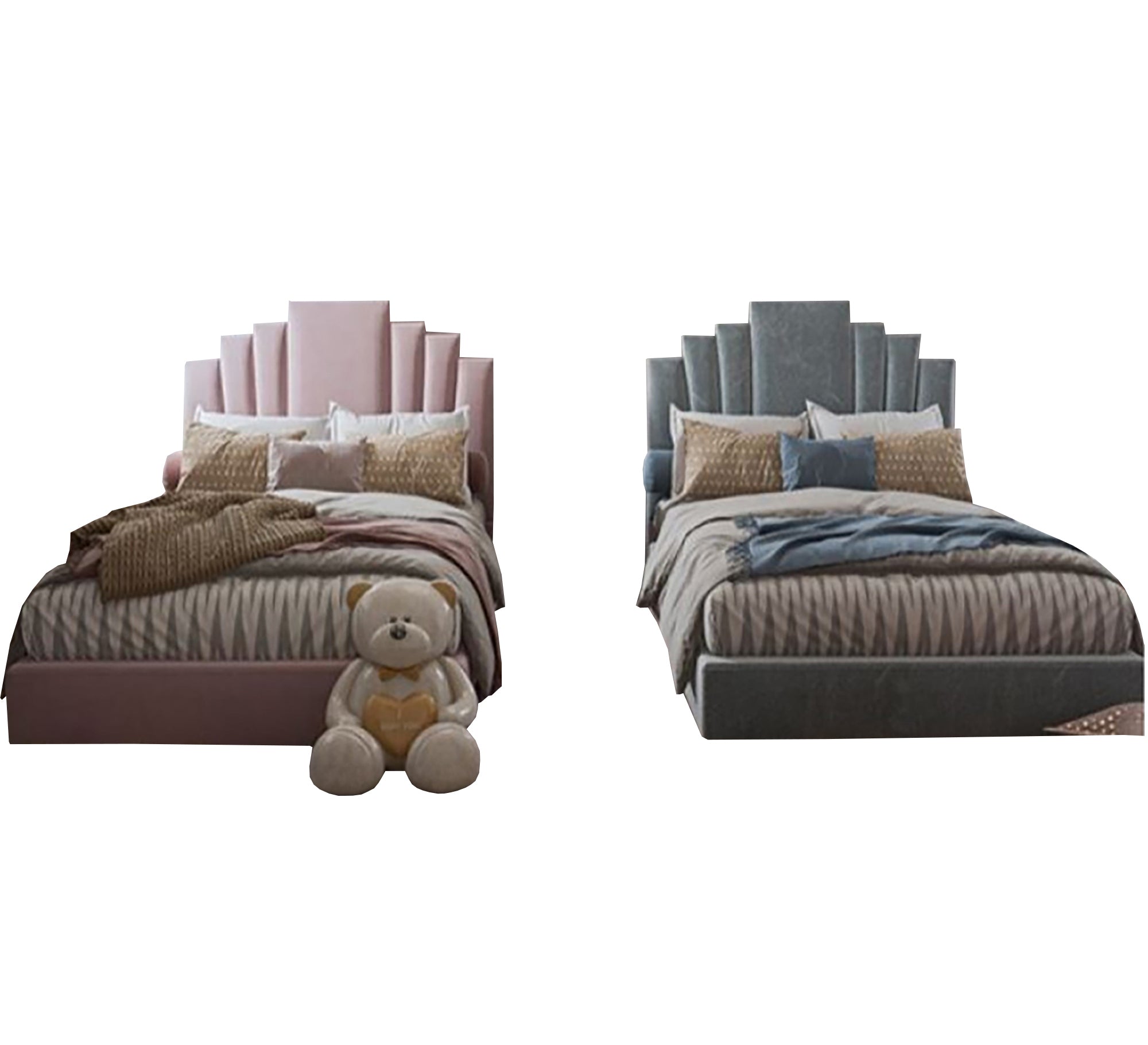 Two youth bedroom beds - Vitrine Furniture - Furniture