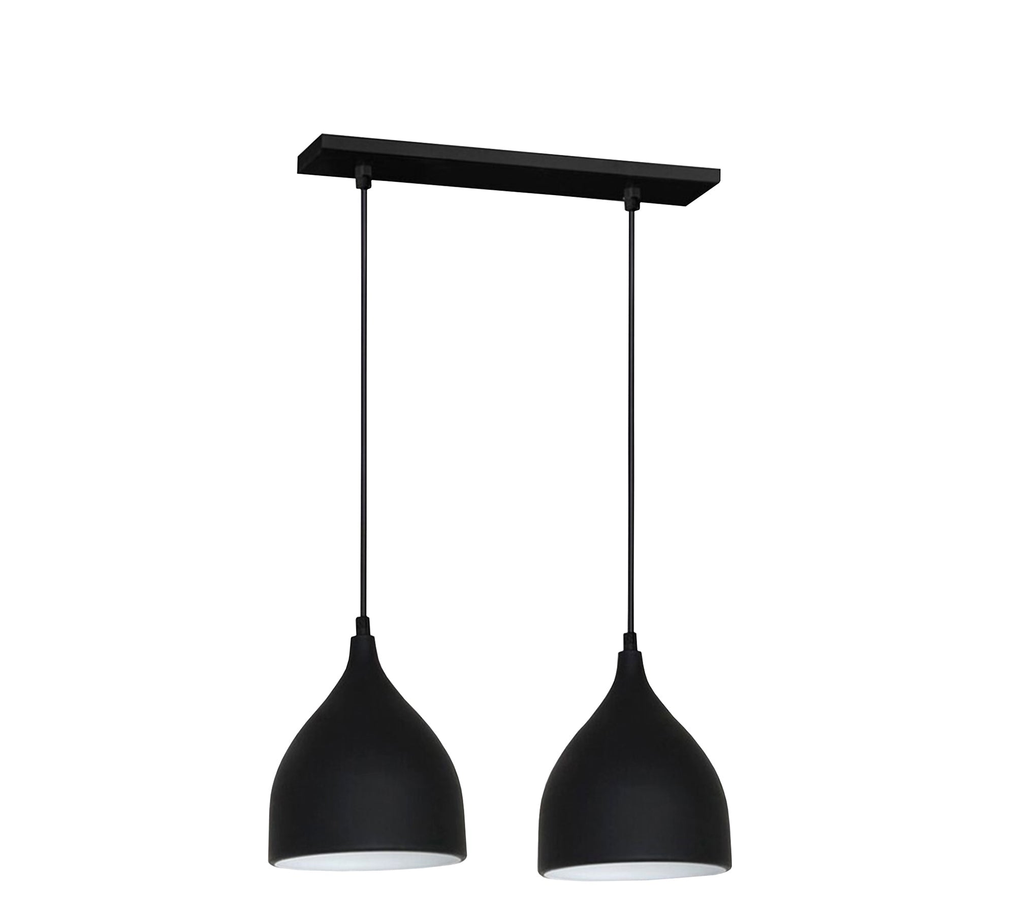 TwoUnit Black Ceiling Light Fixture - Vitrine Furniture - Lighting