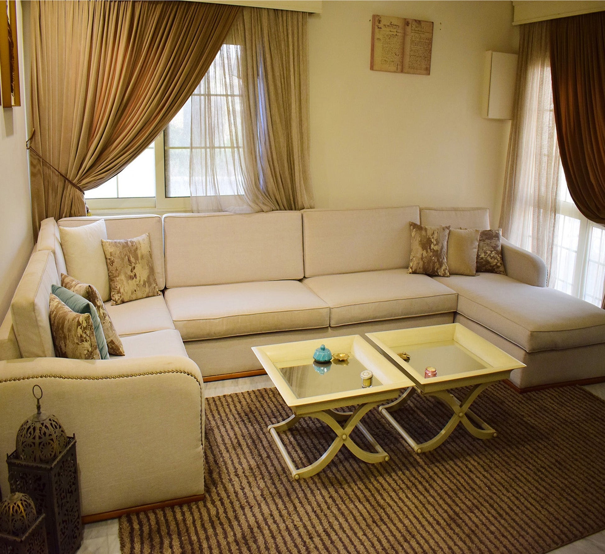 U - Shape Sofa: Spacious, Stylish Comfort - Vitrine Furniture - Living room sets