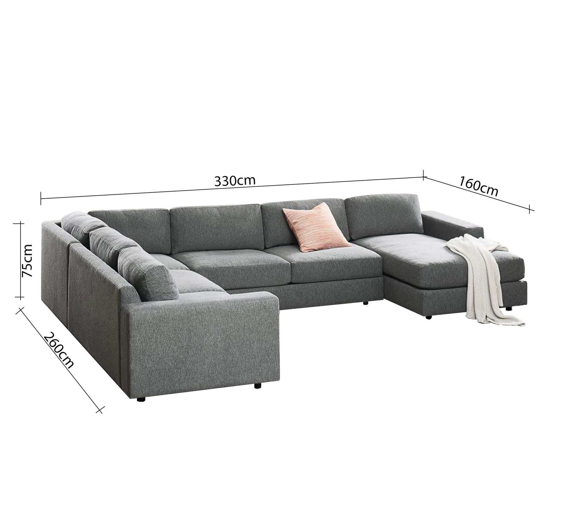 U - shaped corner for a cozy sitting area - Vitrine Furniture - Furniture