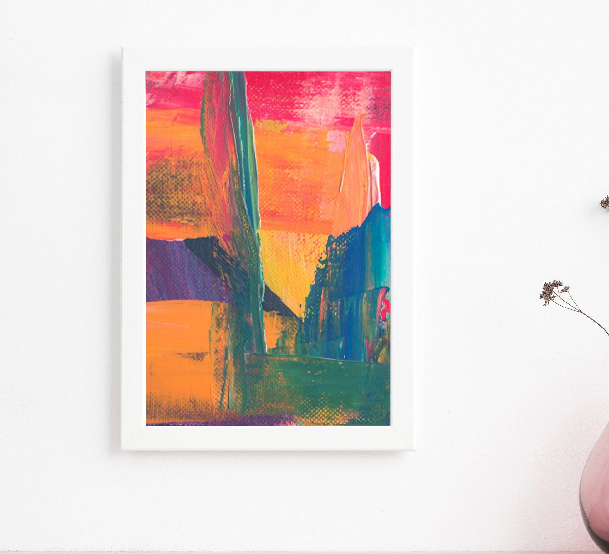 Unique abstract art painting - Vitrine Furniture - Décor