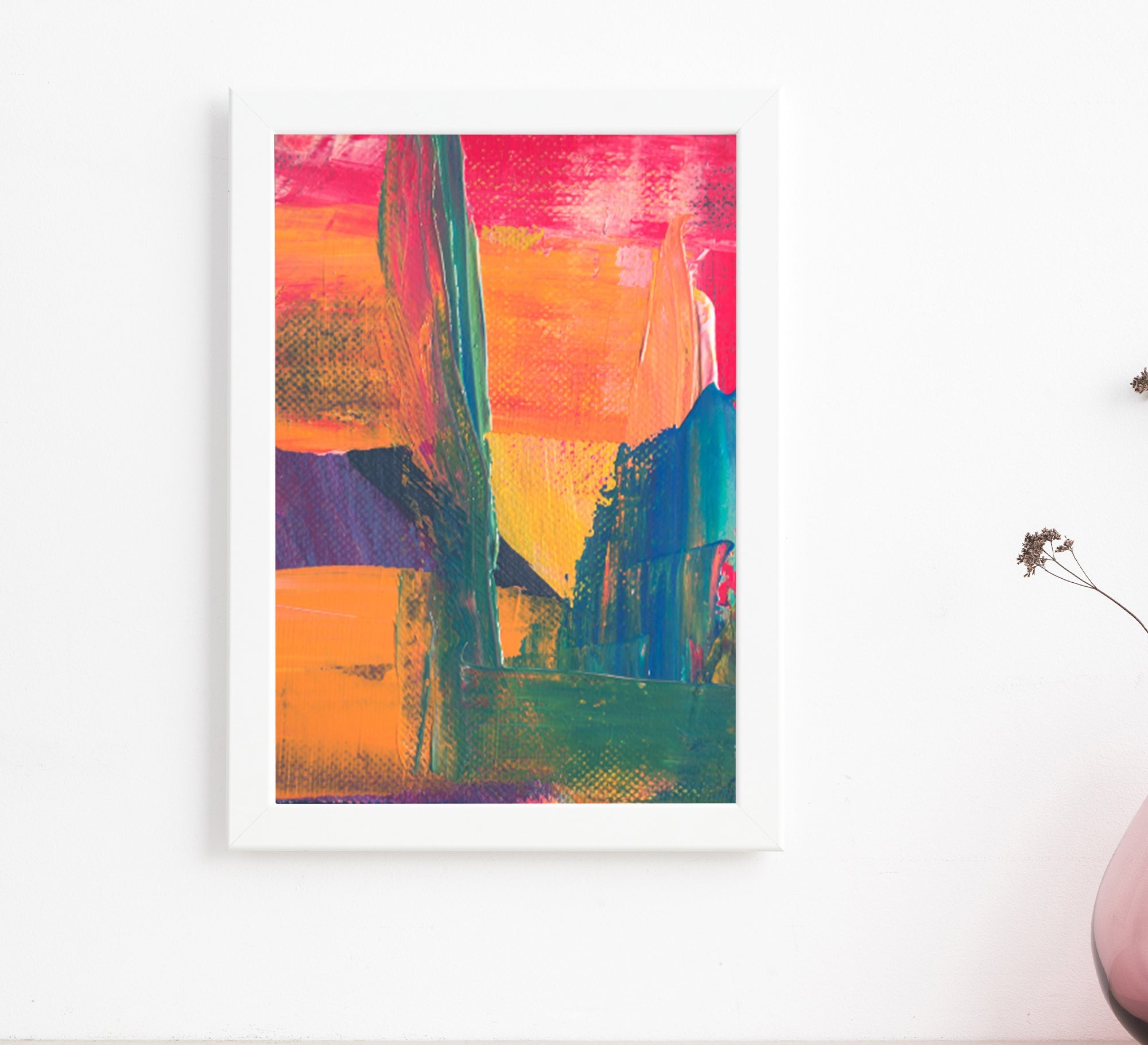 Unique abstract art painting - Vitrine Furniture - Décor