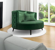 Unique circular design in emerald green - Vitrine Furniture - Furniture