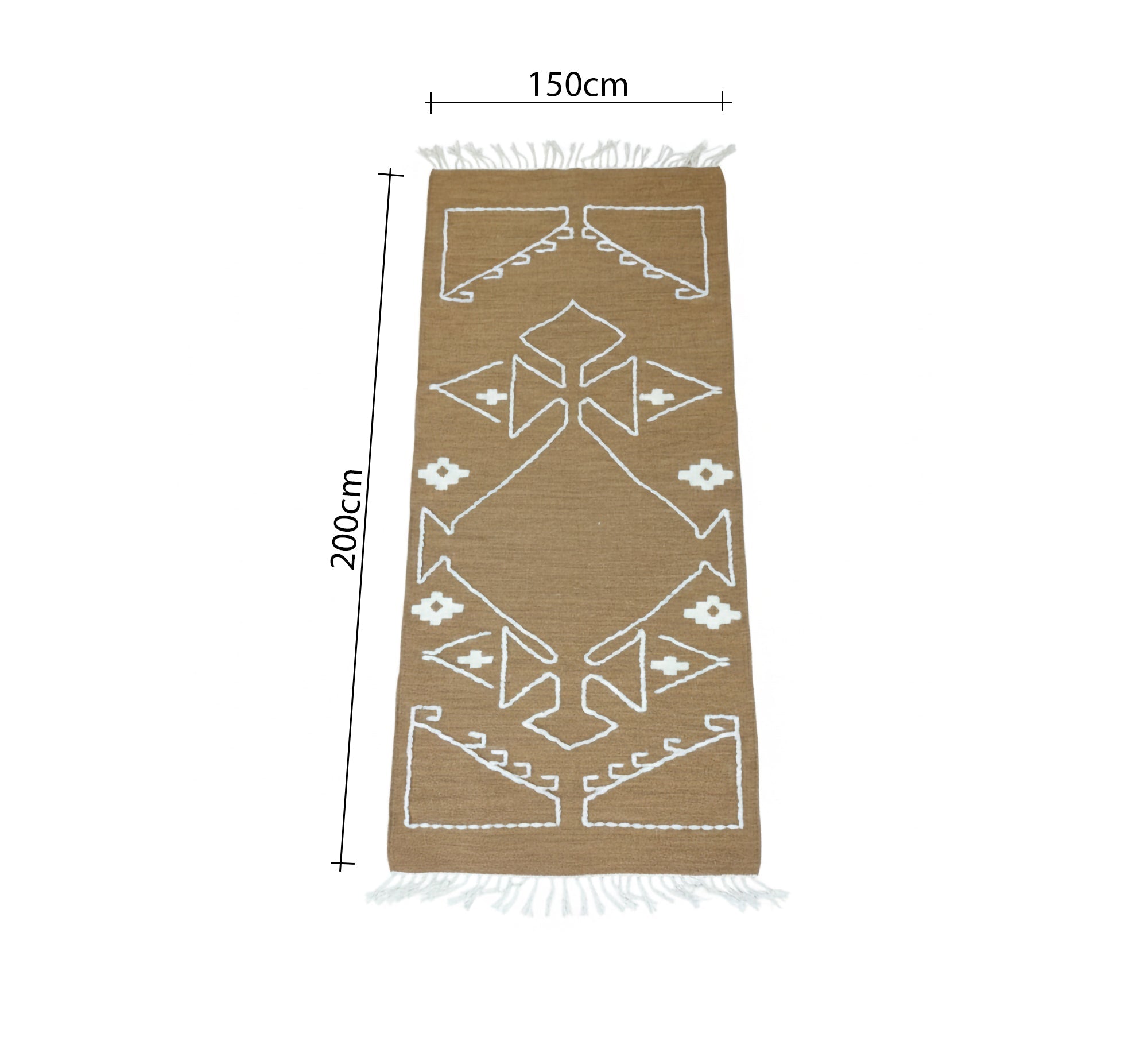 Unique design rug with clear geometric patterns - Vitrine Furniture - Accessories