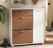 Unique design shoe rack with two flap doors - Vitrine Furniture - Furniture