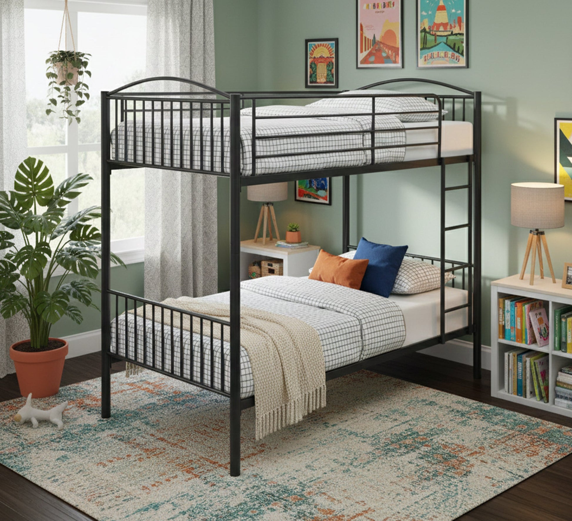 Unique geometric design bunk bed - Vitrine Furniture - Furniture
