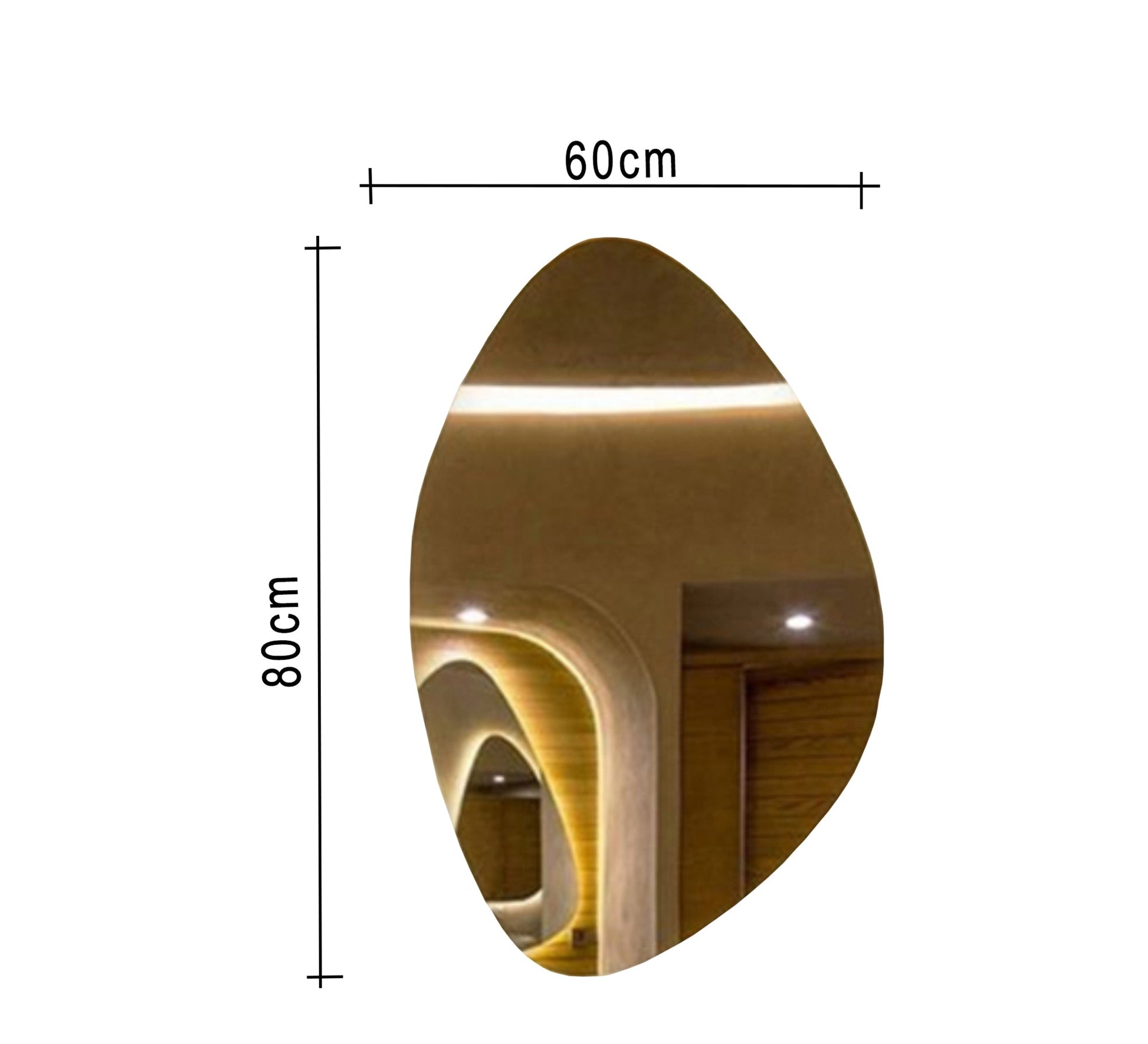 Unique Shape Customizable Mirrors - Vitrine Furniture - Décor