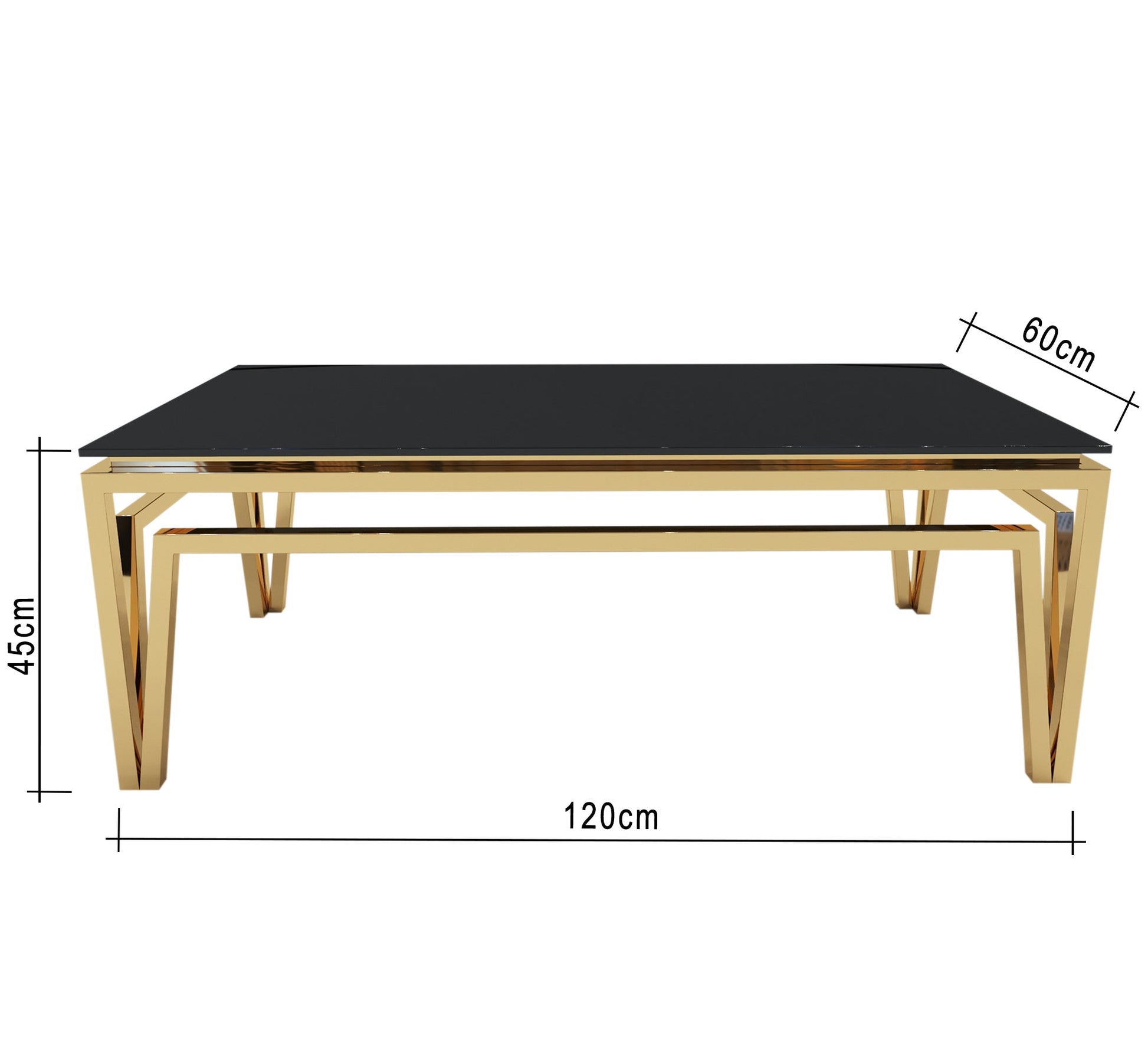 Unique Table with a decorative steel frame - Vitrine Furniture - Furniture