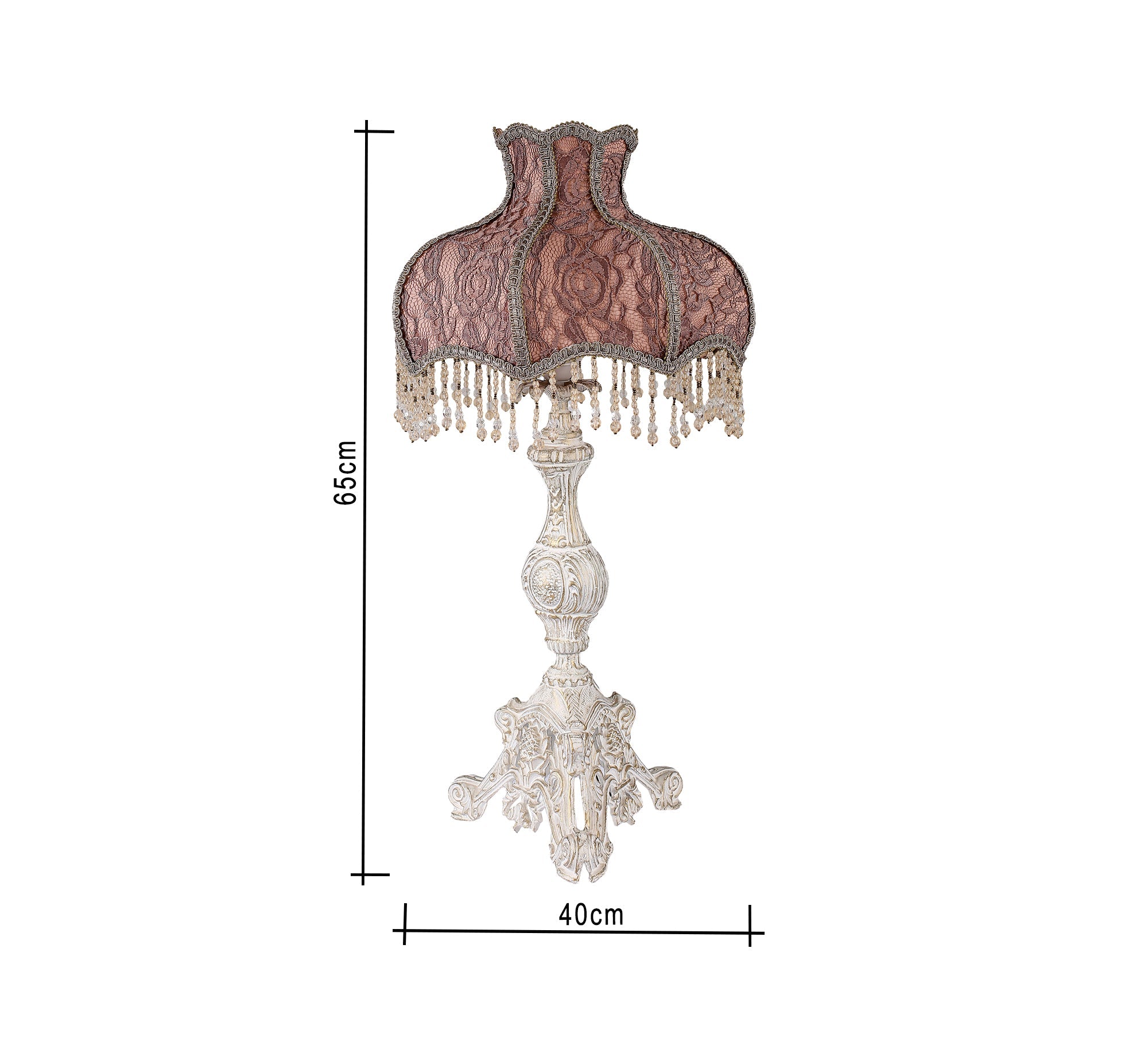 Uniquely designed antique table lamp - Vitrine Furniture - Lighting