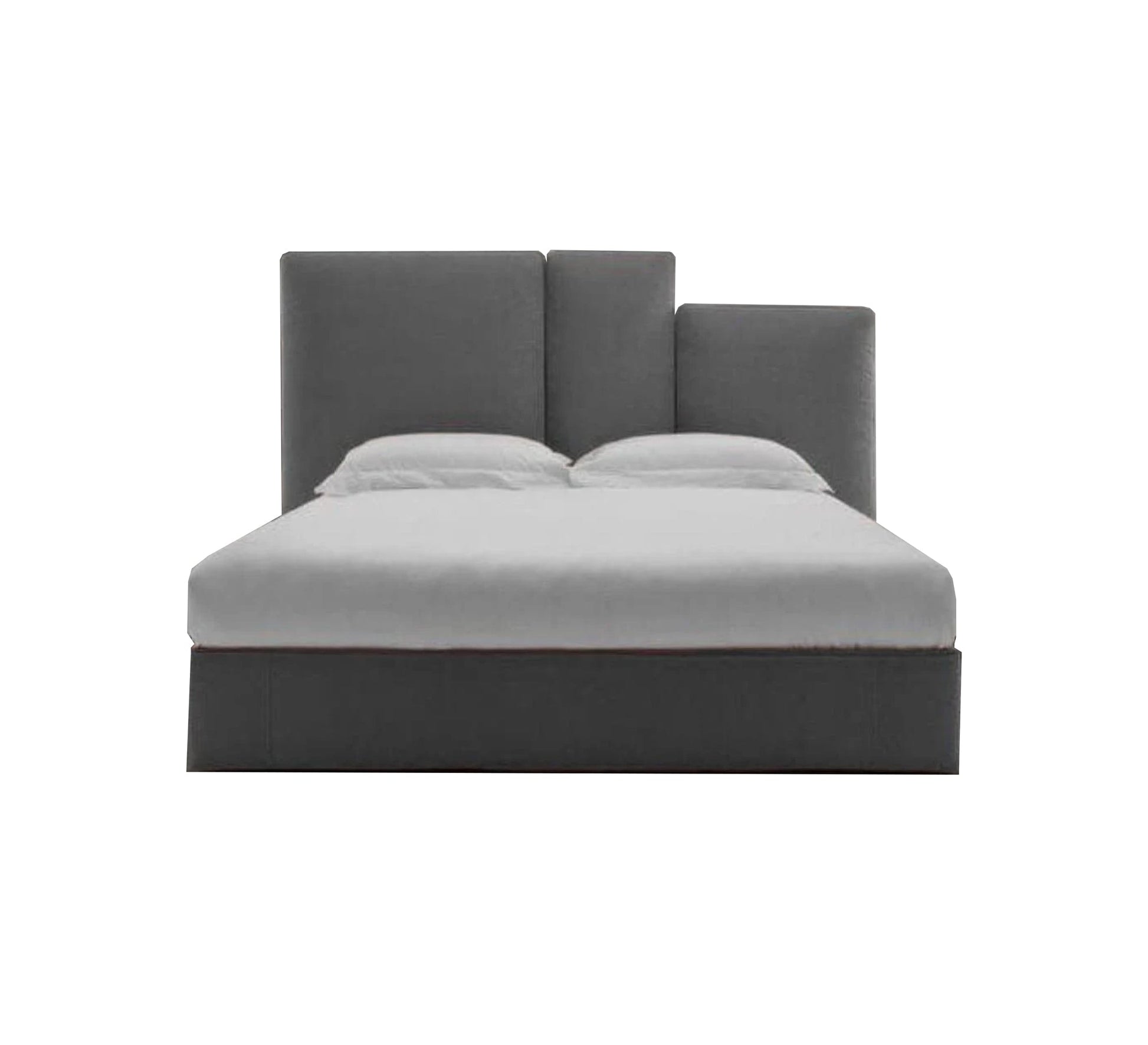 Uniquely designed bed upholstered in luxurious fabric - Vitrine Furniture - Furniture