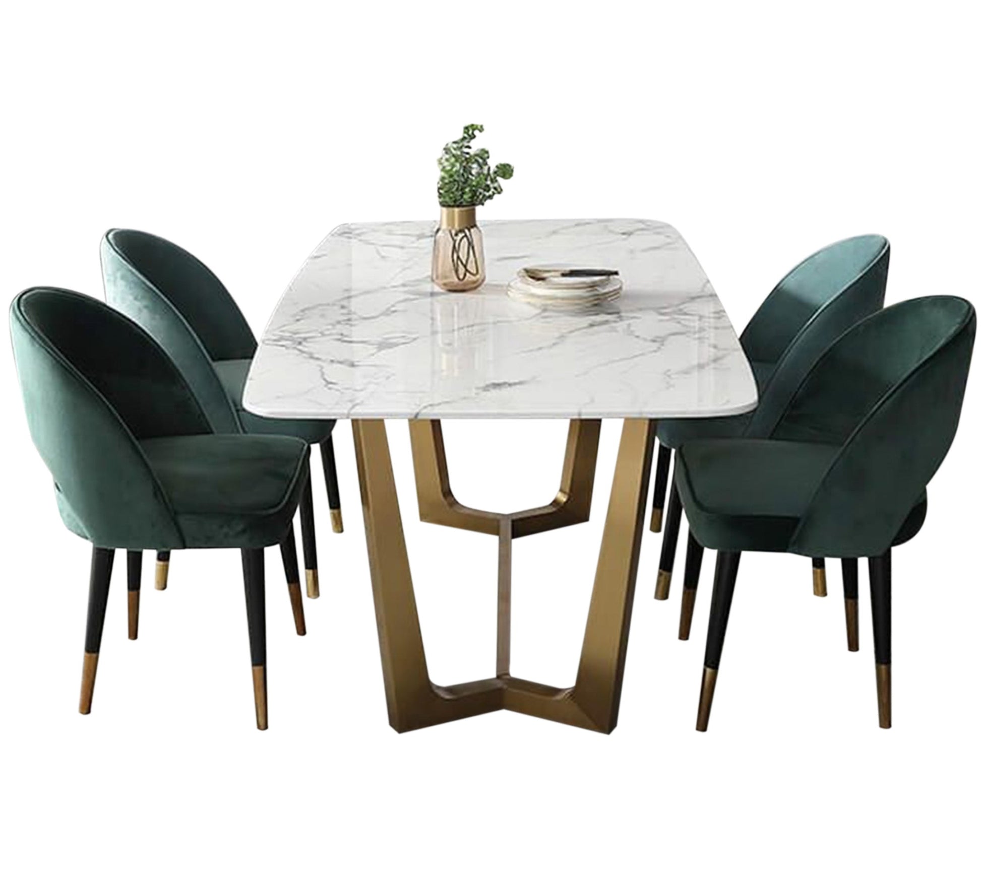 Uniquely designed marble dining table - Vitrine Furniture - Furniture