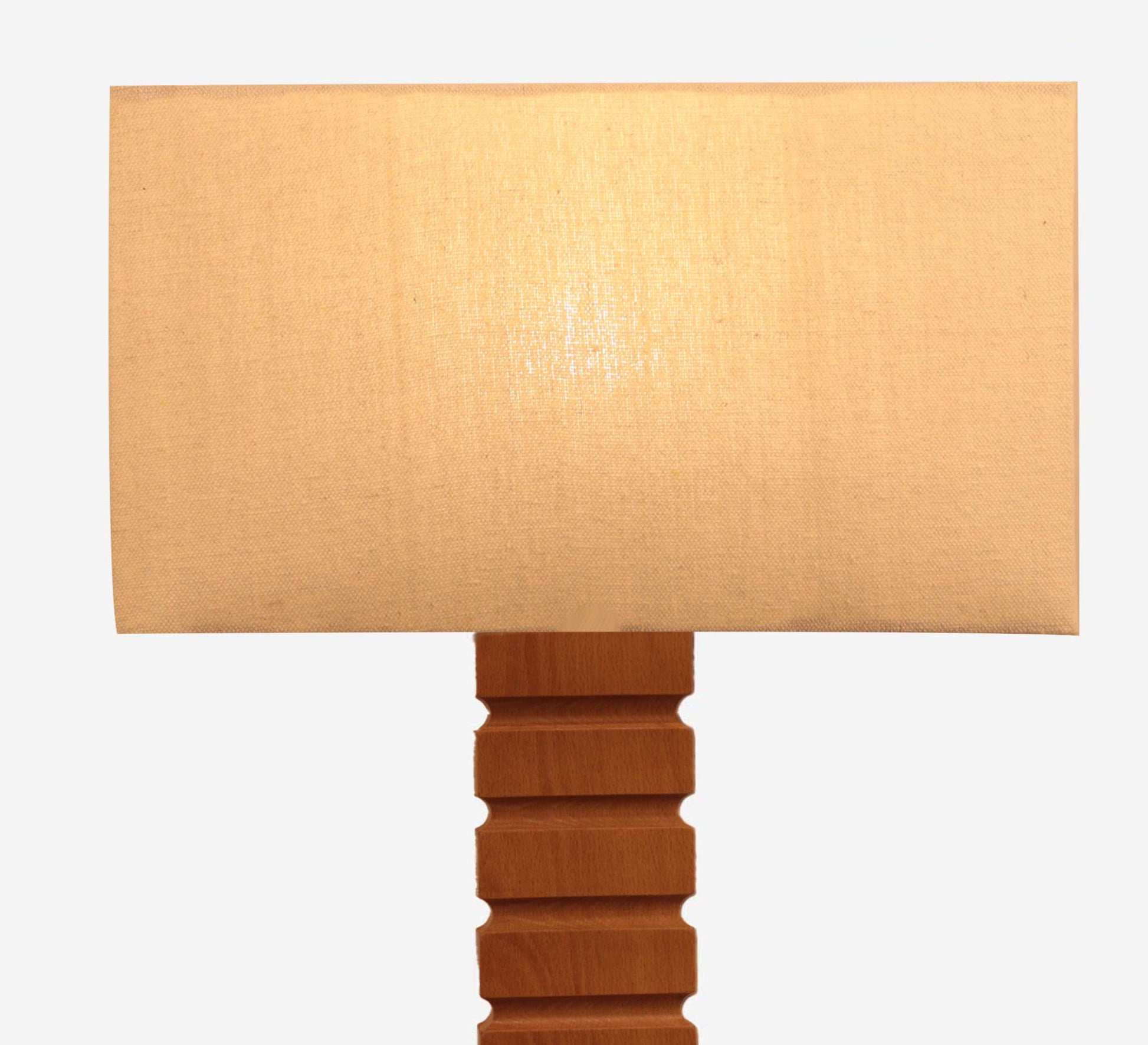 Uniquely designed rectangular wooden table lamp - Vitrine Furniture - Lighting
