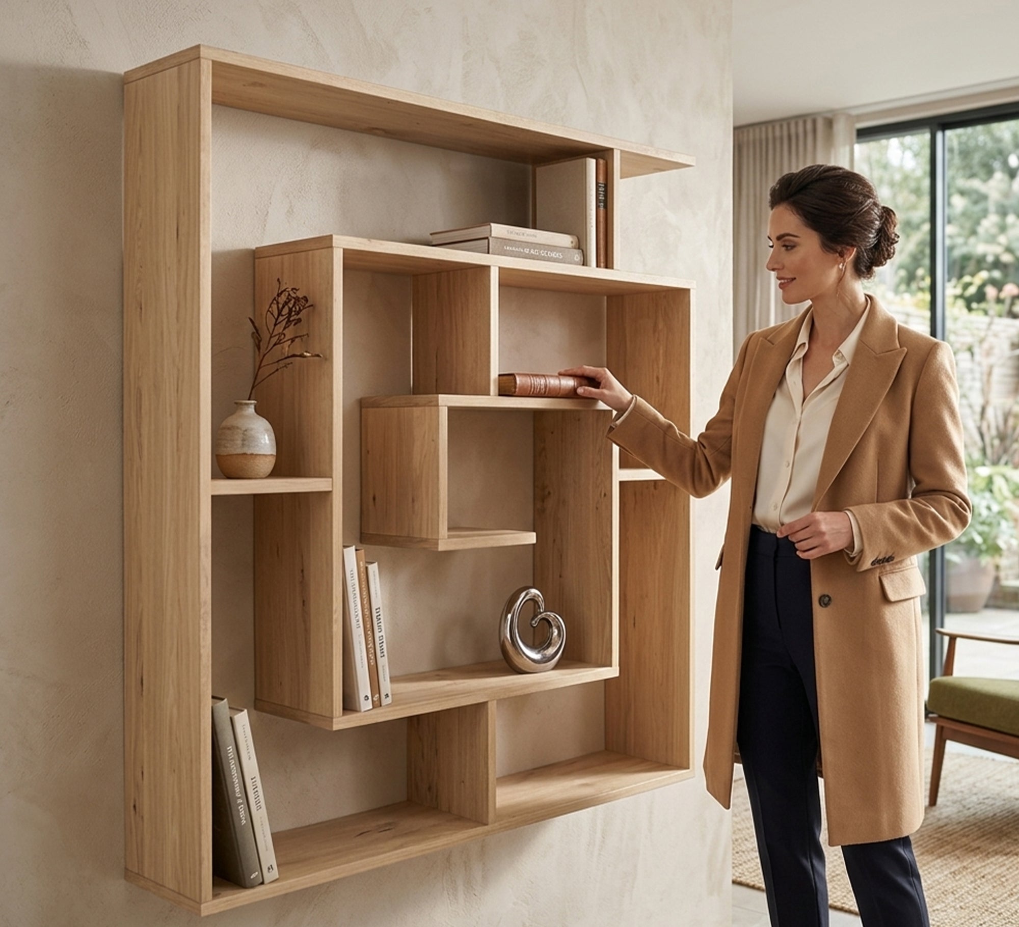 Uniquely shaped library - Vitrine Furniture - Office Bookcases