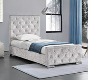Upholstered bed with capitone beads - Vitrine Furniture - Furniture