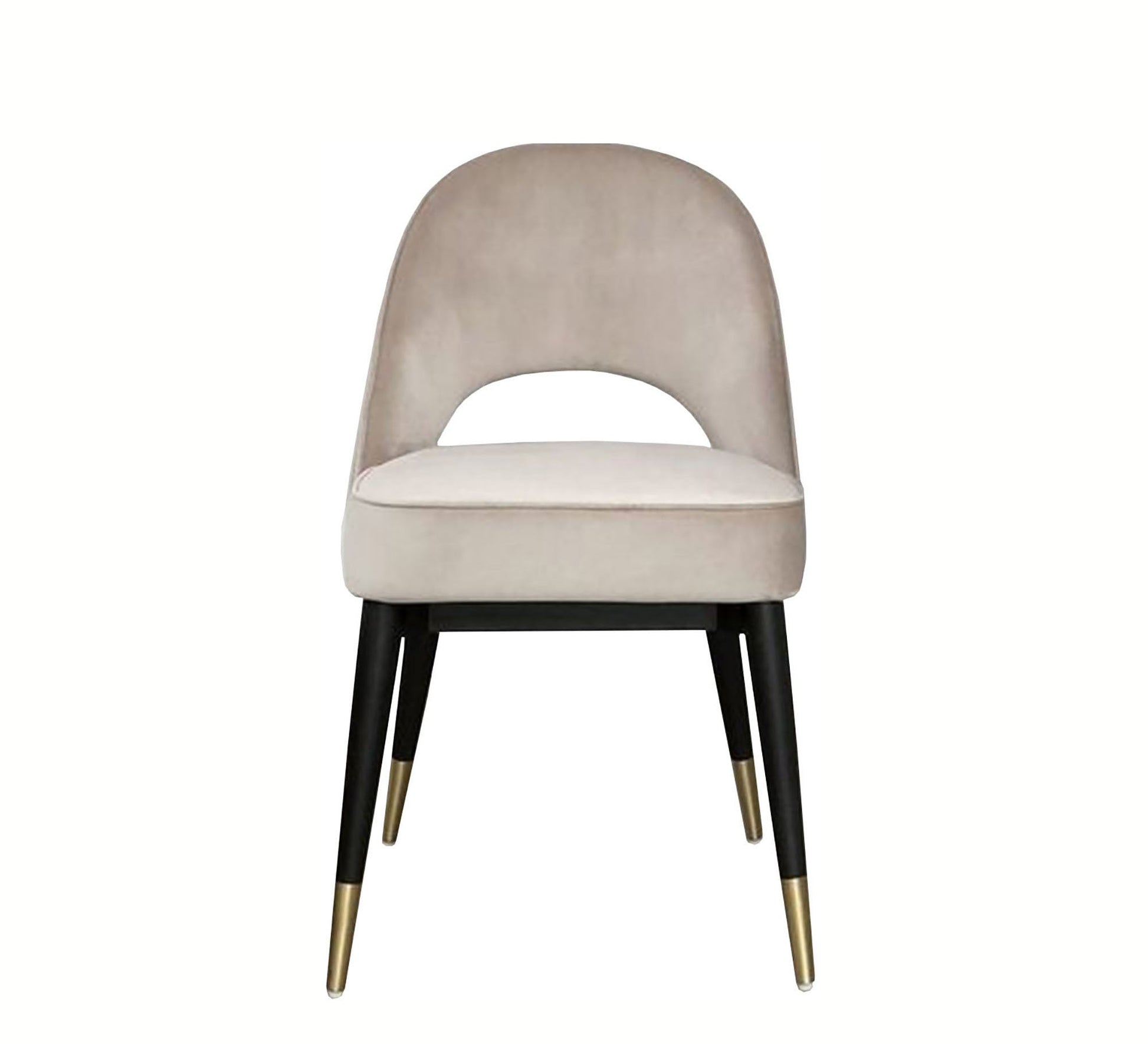 Upholstered beige chair - Vitrine Furniture - Furniture