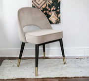 Upholstered beige chair - Vitrine Furniture - Furniture