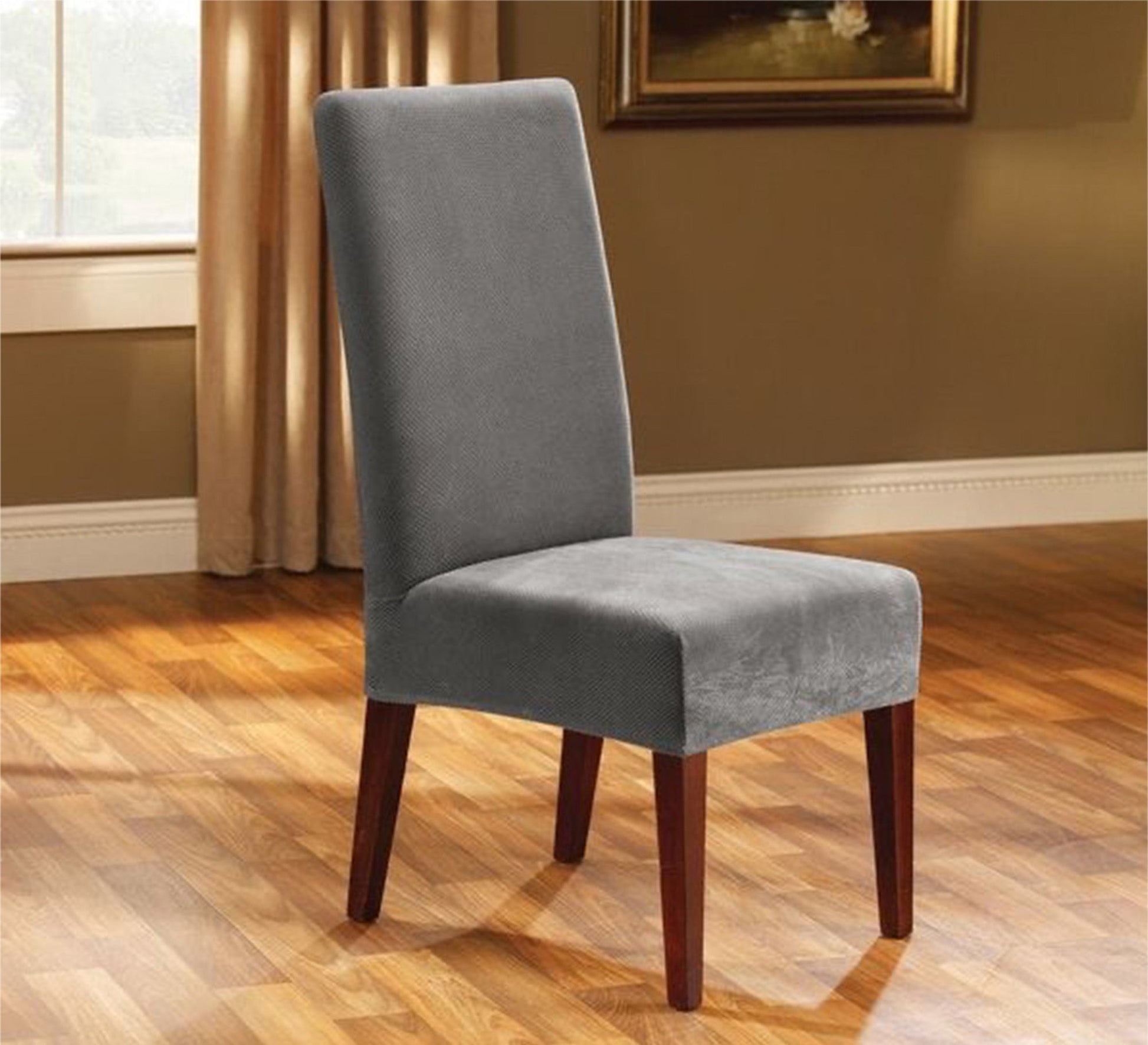 Upholstered chair with square base - Vitrine Furniture - Furniture