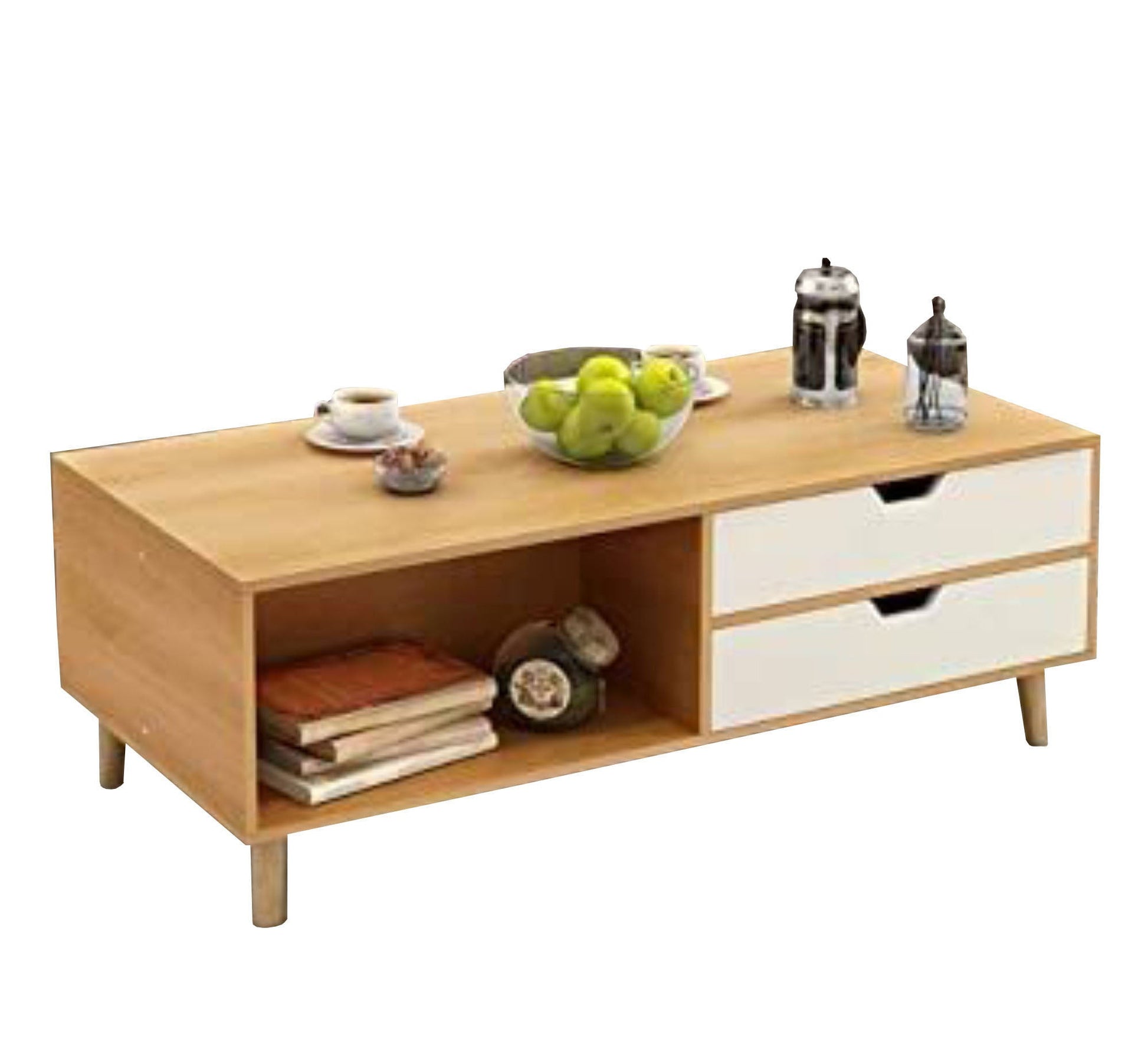 Versatile 4 - in - 1 Center Table with Storage - Vitrine Furniture - Furniture