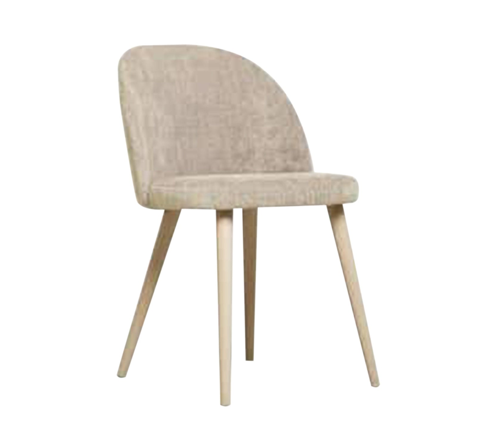 Vintage beige upholstered armchair - Vitrine Furniture - Furniture