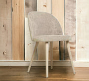 Vintage beige upholstered armchair - Vitrine Furniture - Furniture